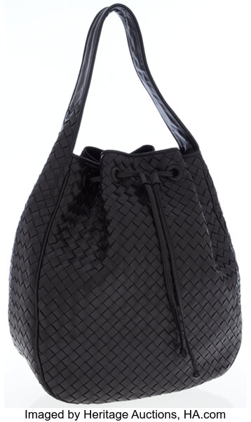 Bottega Veneta Intrecciato Hobo Black Bag - BrandConscious Authentics