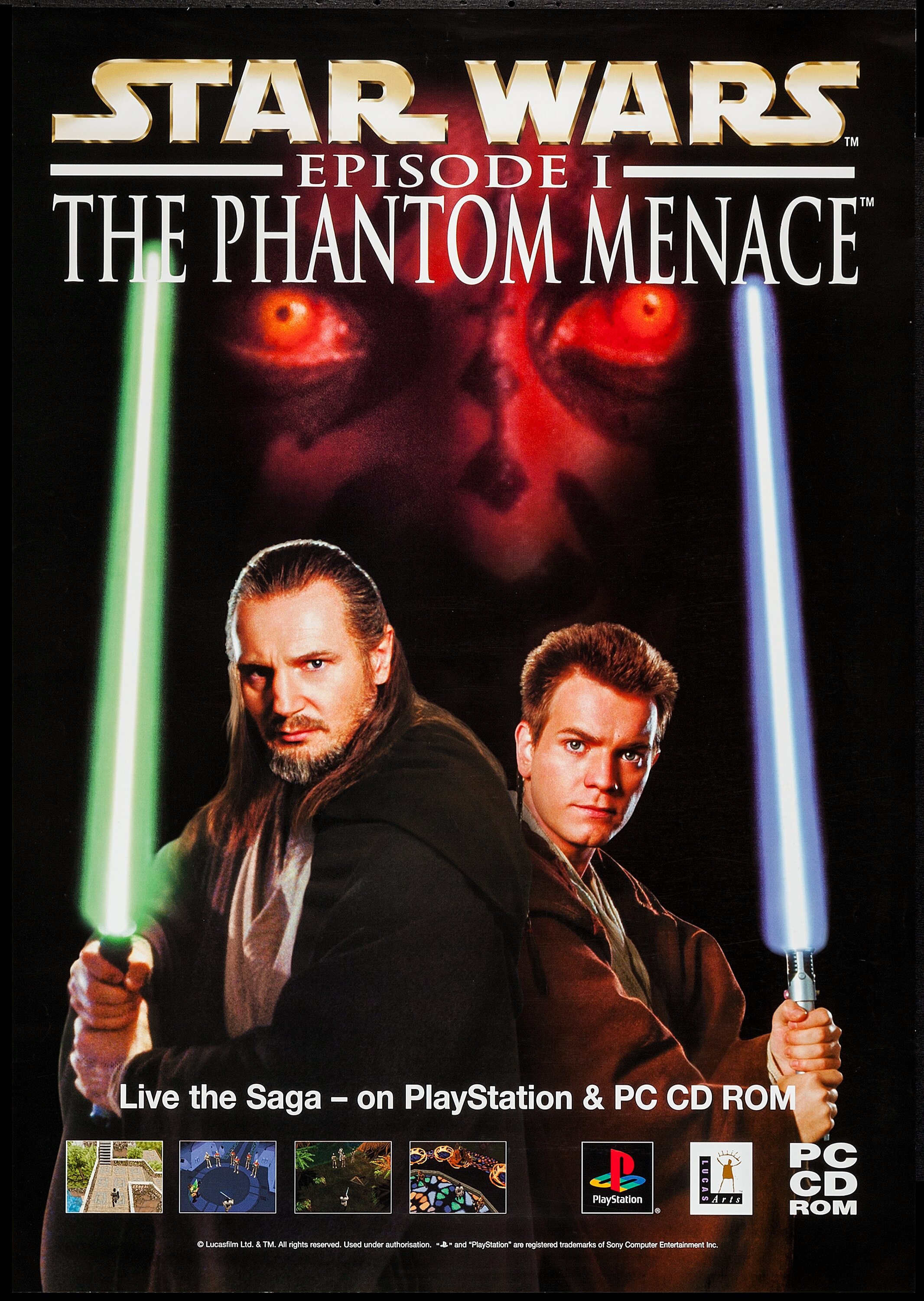 Star Wars Episode I The Phantom Menace Sony 1999 Playstation Lot 53411 Heritage Auctions
