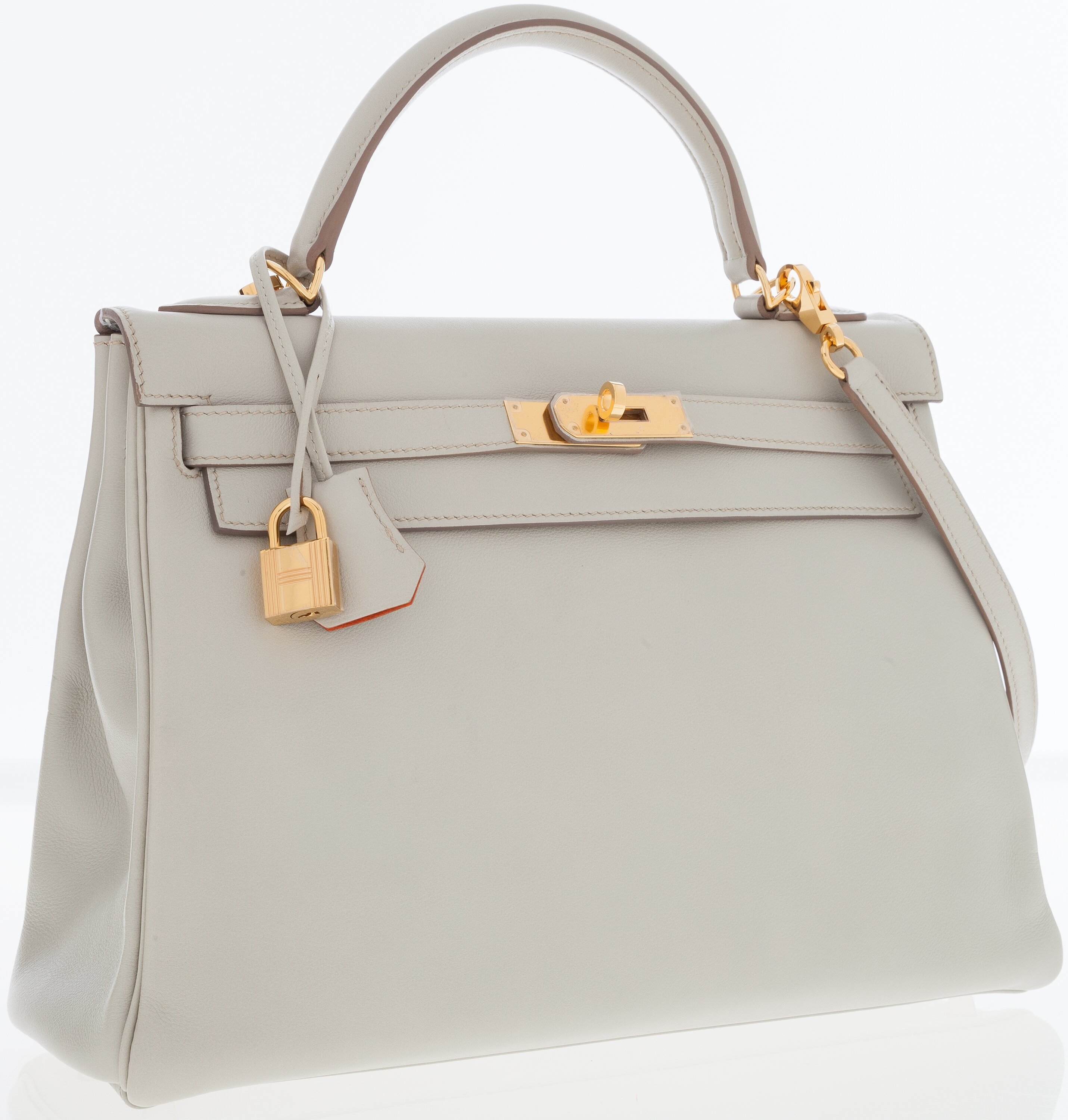 Hermes Special Order Horseshoe Bi-Color 5P and Gris Perle Swift