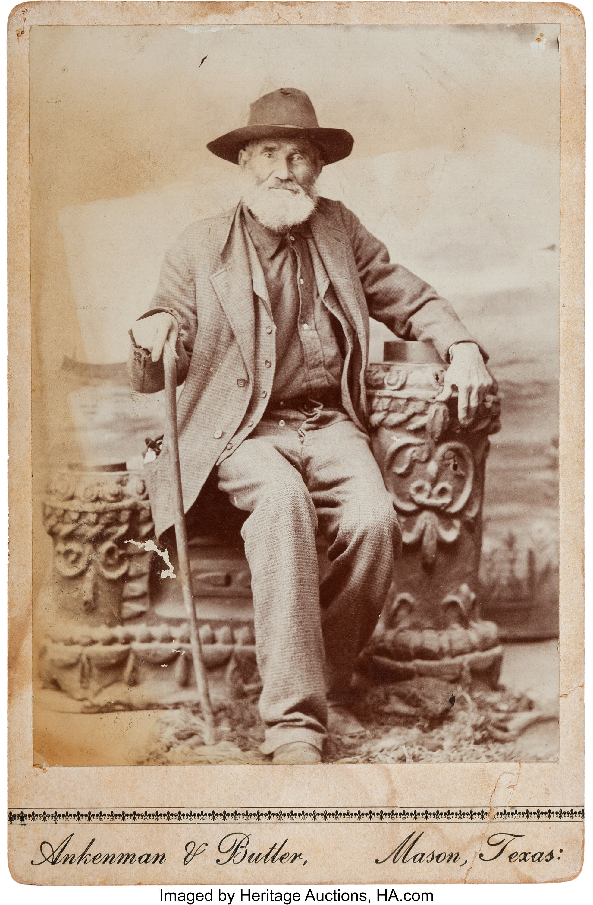 Two Cabinet Cards of Texas Rangers — Old West Events