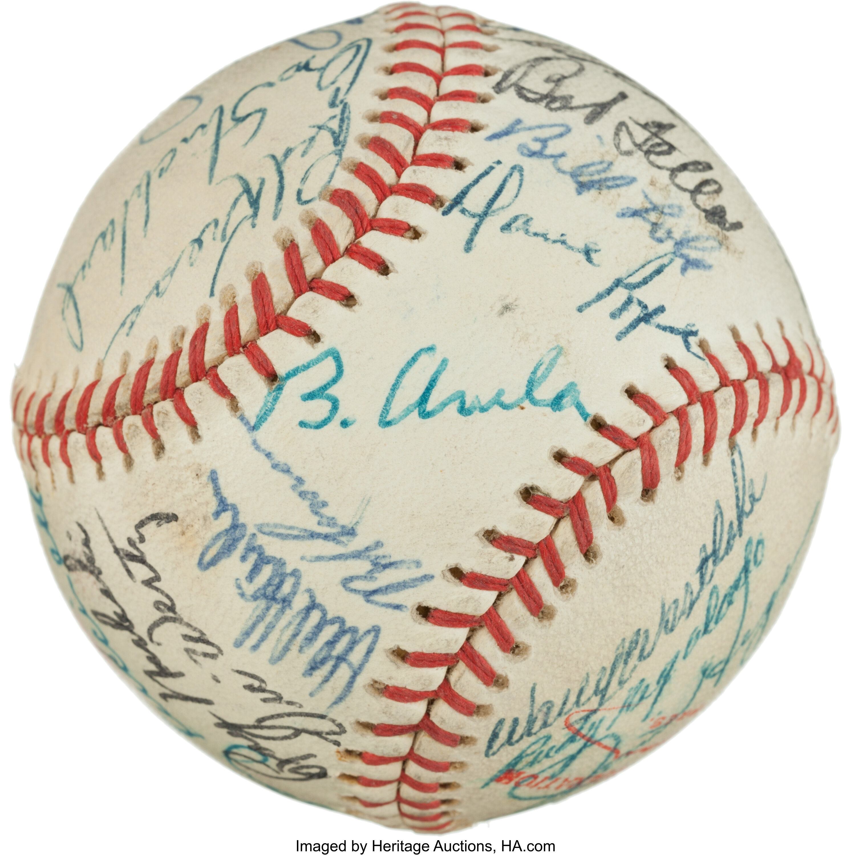 Lot Detail - 1954 Cleveland Indians Team-Signed Yearbook (24 Signatures)