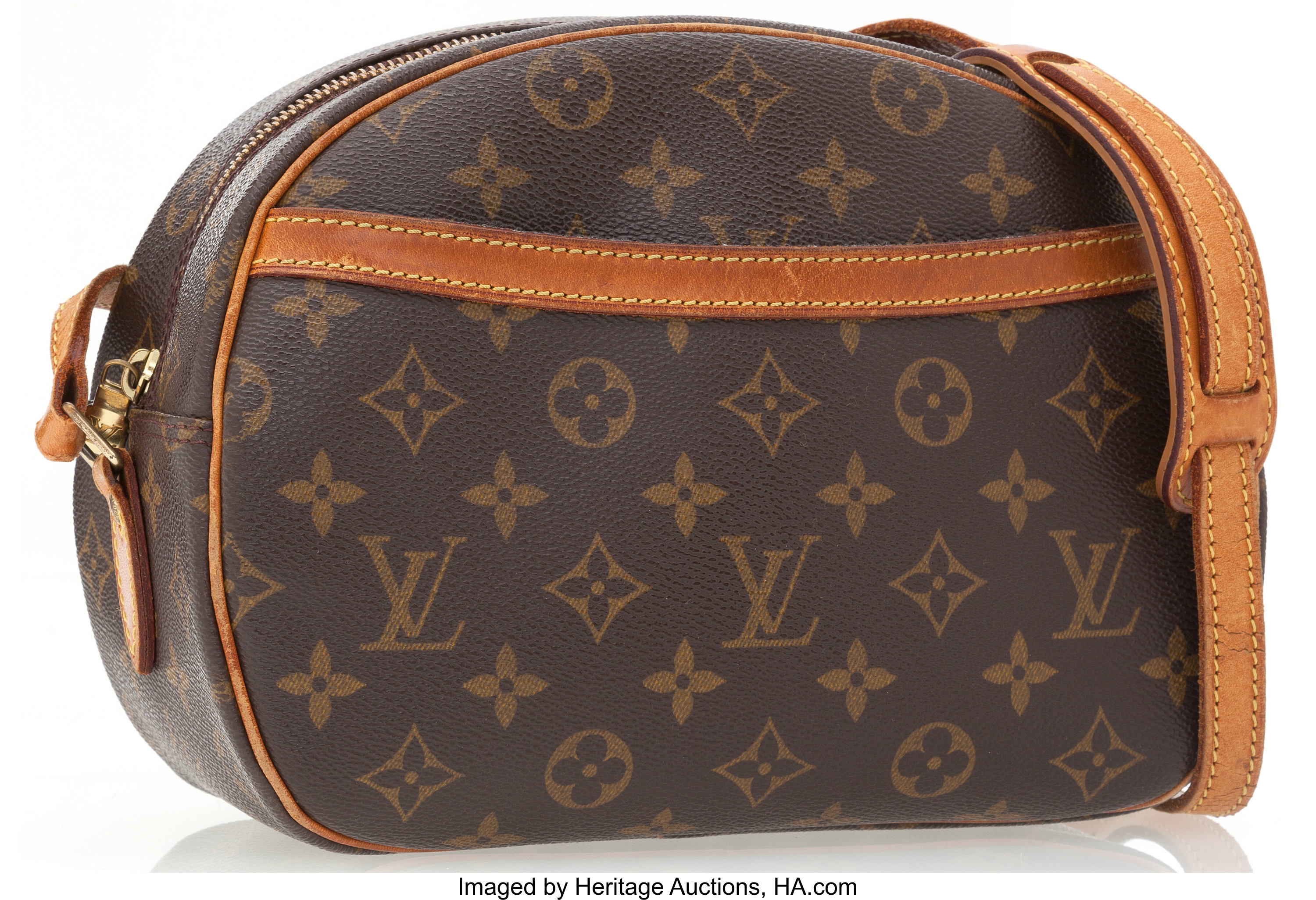 Louis Vuitton Classic Monogram Canvas Blois MM Crossbody Bag . , Lot  #77021