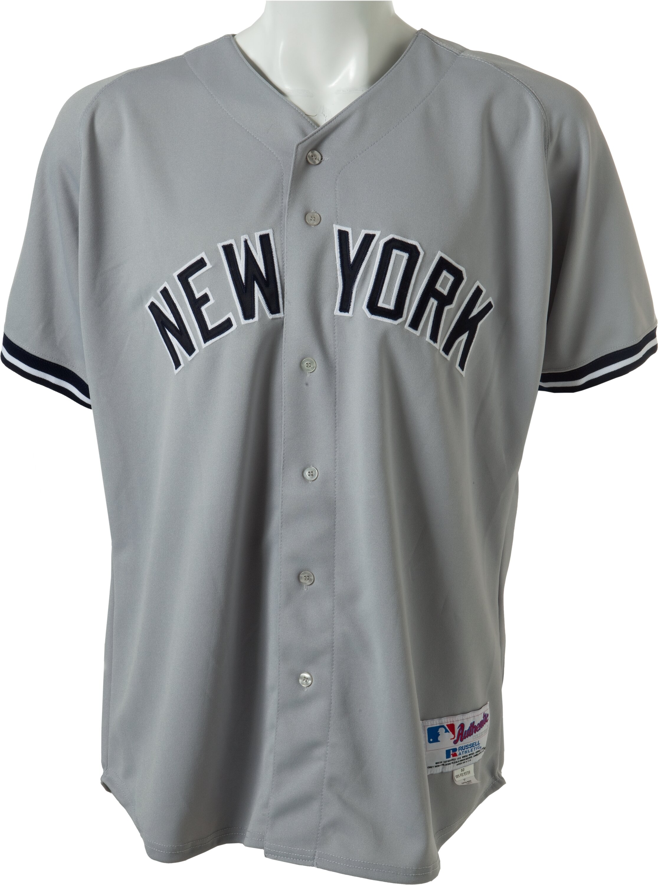 Circa 2002 Jason Giambi Game Worn New York Yankees Jersey