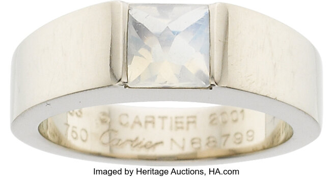 Cartier moonstone online ring