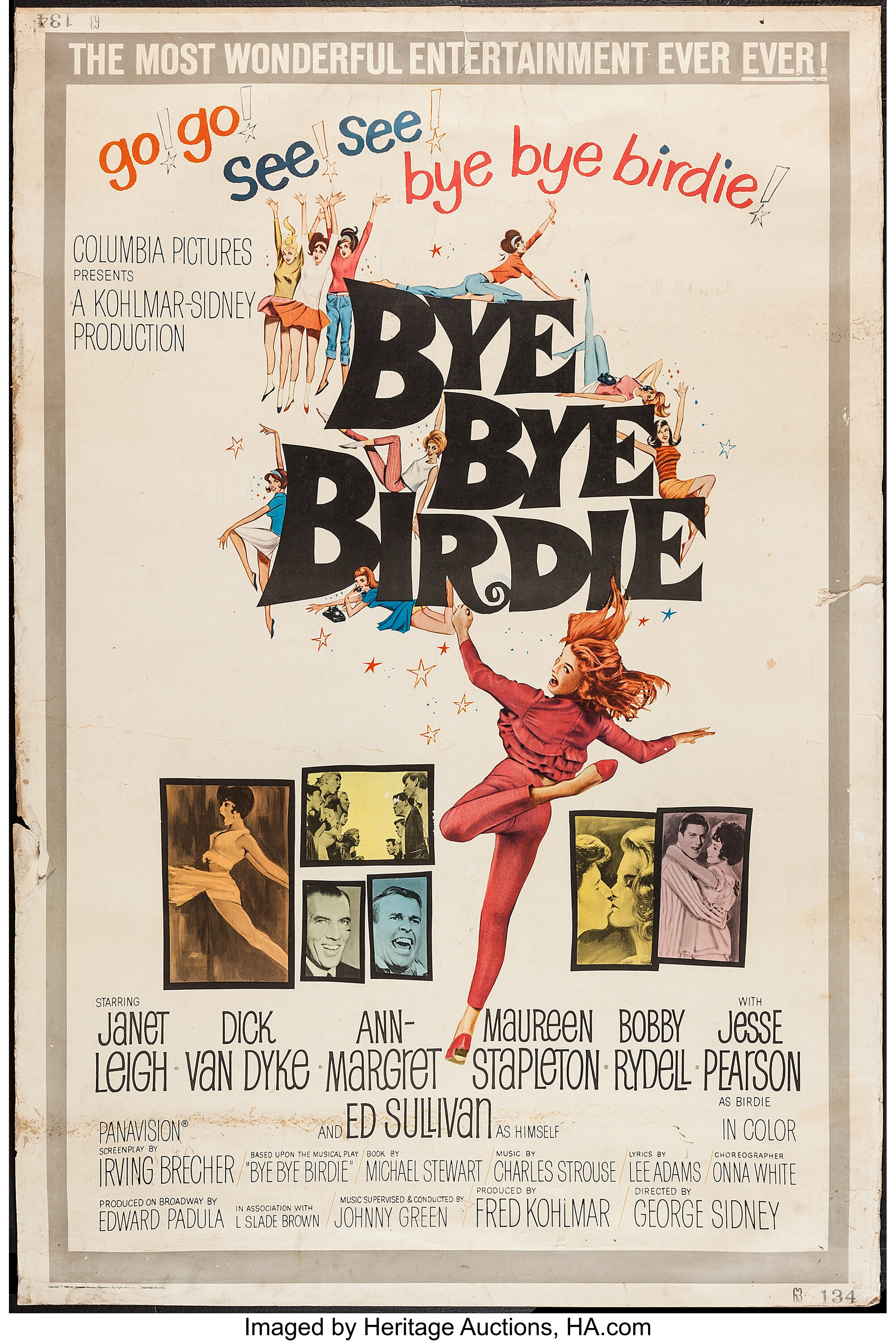 bye bye birdie 1963 poster