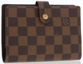 Louis Vuitton Damier Ebene Canvas Small Ring Agenda Cover Louis Vuitton