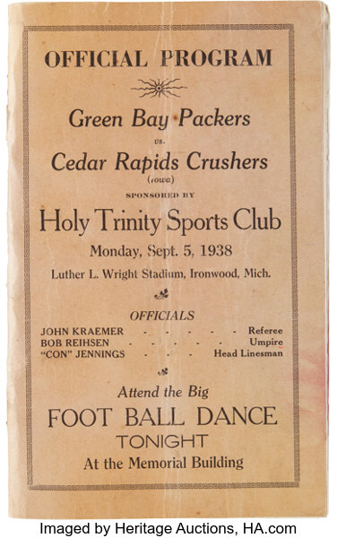 Green Bay Packers Football, cedarrapidshb