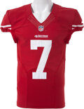 Colin Kaepernick's Game-Worn 2013 NFL Playoffs 49ers Jersey Auction