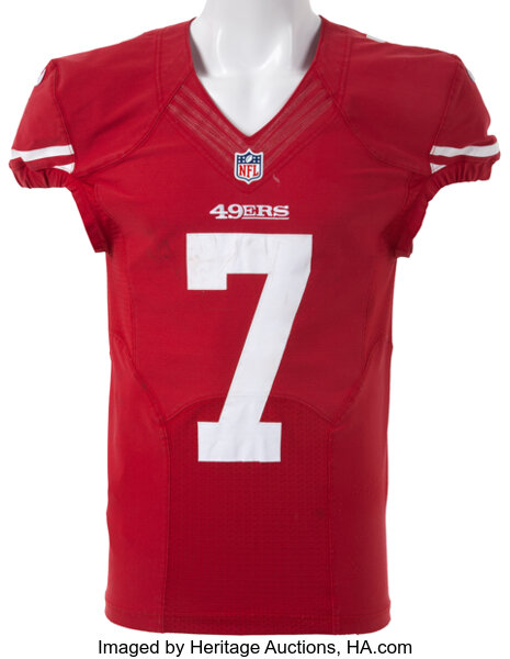 autographed colin kaepernick jersey