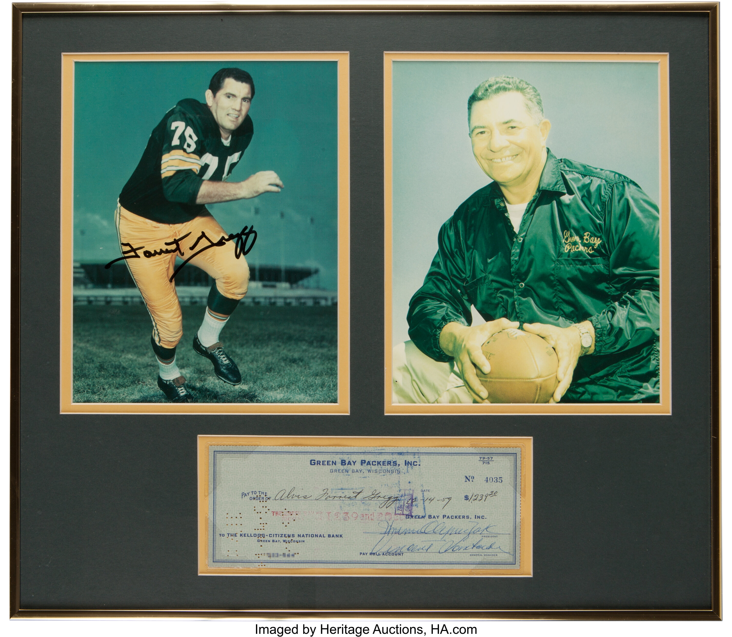 Packers great Forrest Gregg, 'finest player' Vince Lombardi