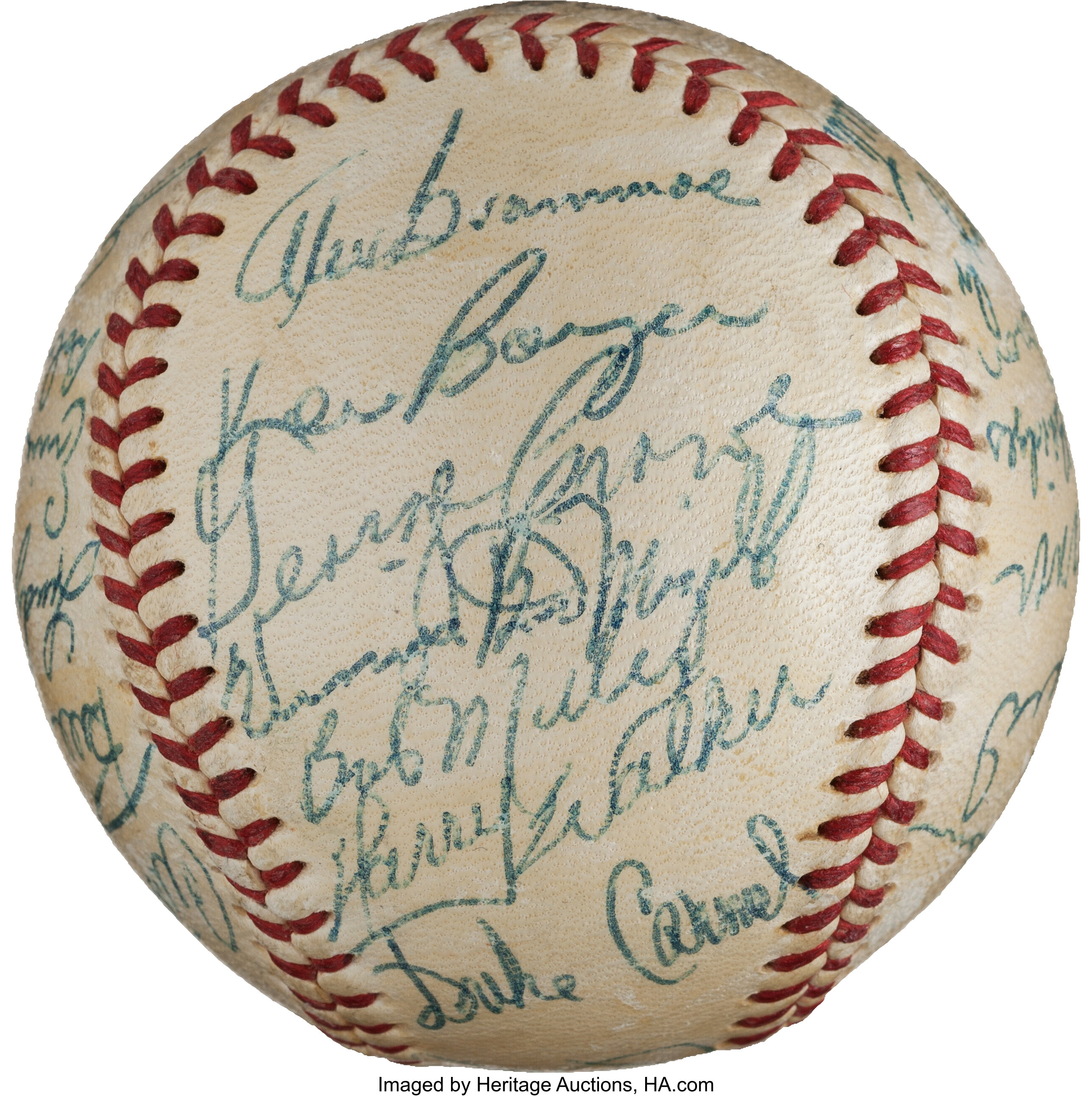 Beautiful 1959 St. Louis Cardinals Team Signed Baseball 24 Sigs