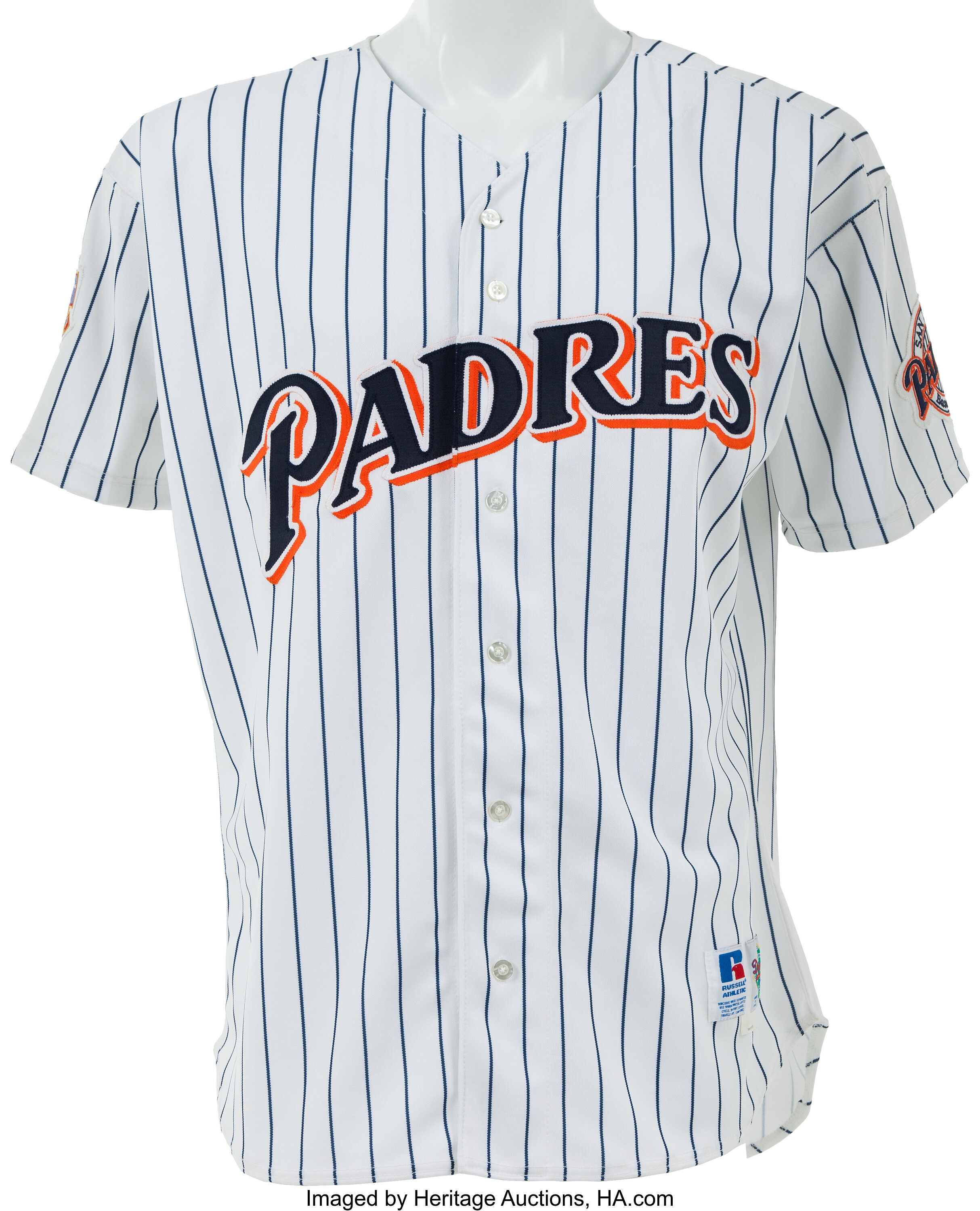 1997 Tony Gwynn Game Worn San Diego Padres Uniform. Baseball, Lot  #82175