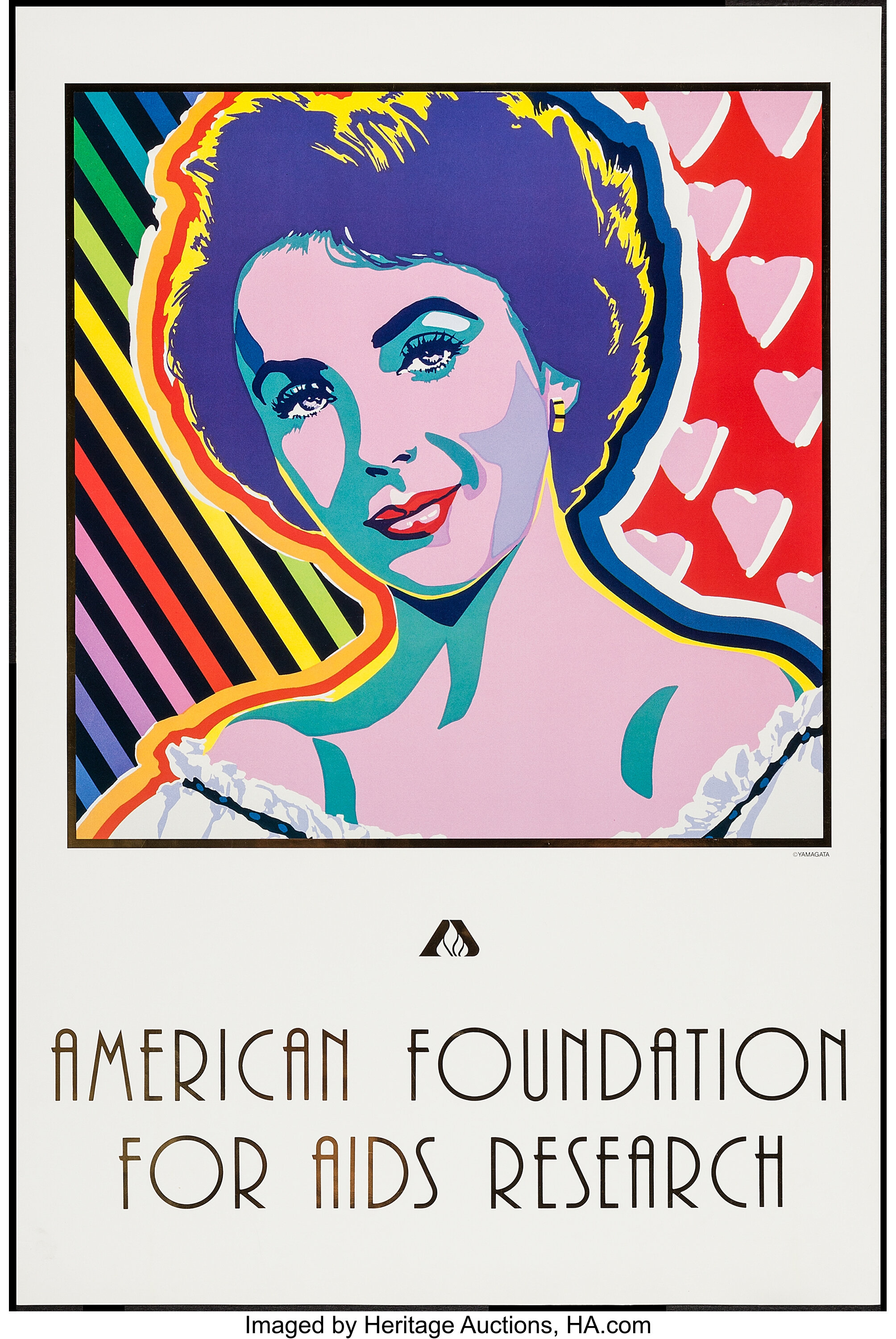 Elizabeth Taylor by Hiro Yamagata (American Foundation for Aids