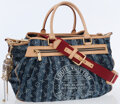 Louis Vuitton Monogram Denim Cruise Cabas Raye GM Satchel Bag