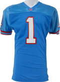 Sell Your Houston Oilers Game Worn Jersey at Nate D. Sanders Auctions