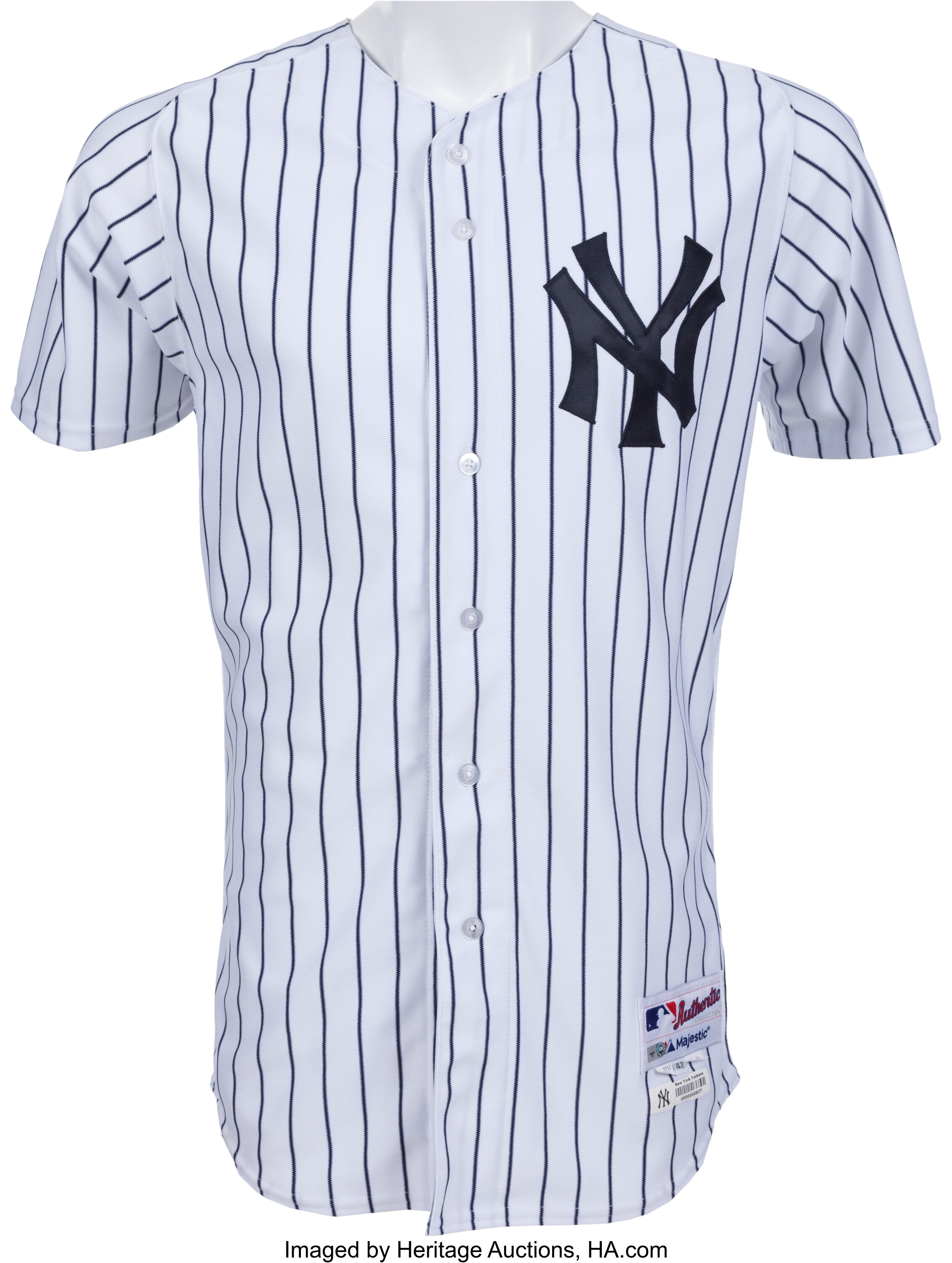 2013 Ichiro Suzuki Game Worn New York Yankees Jersey. Baseball, Lot  #82207