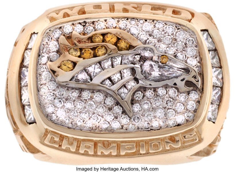 1998 Denver Broncos Super Bowl XXXIII World Championship Ring, Replica  Denver Broncos Ring