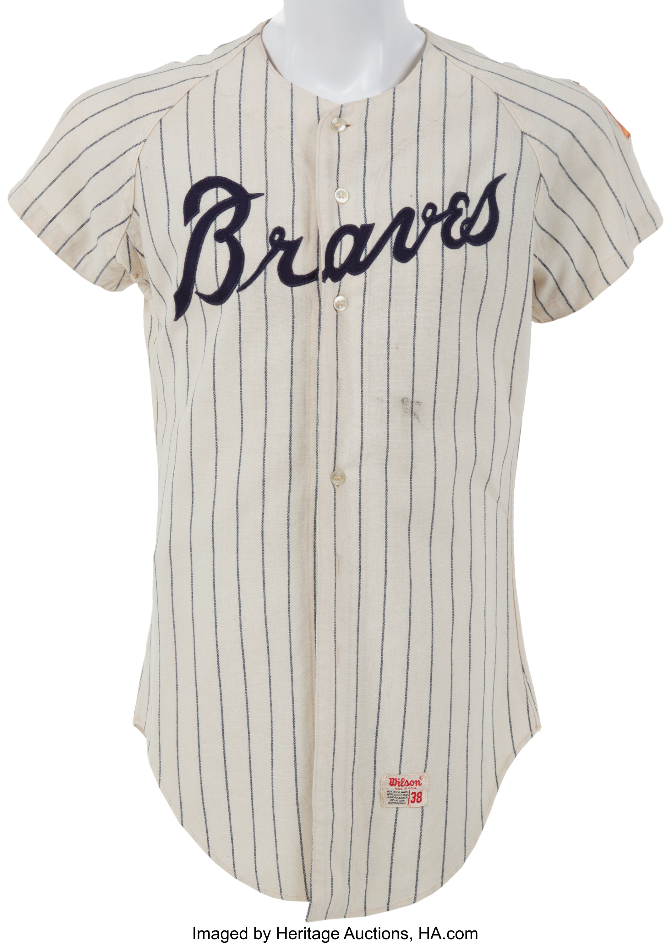 1970 Gil Garrido Game Worn Atlanta Braves Jersey. Baseball, Lot #82130