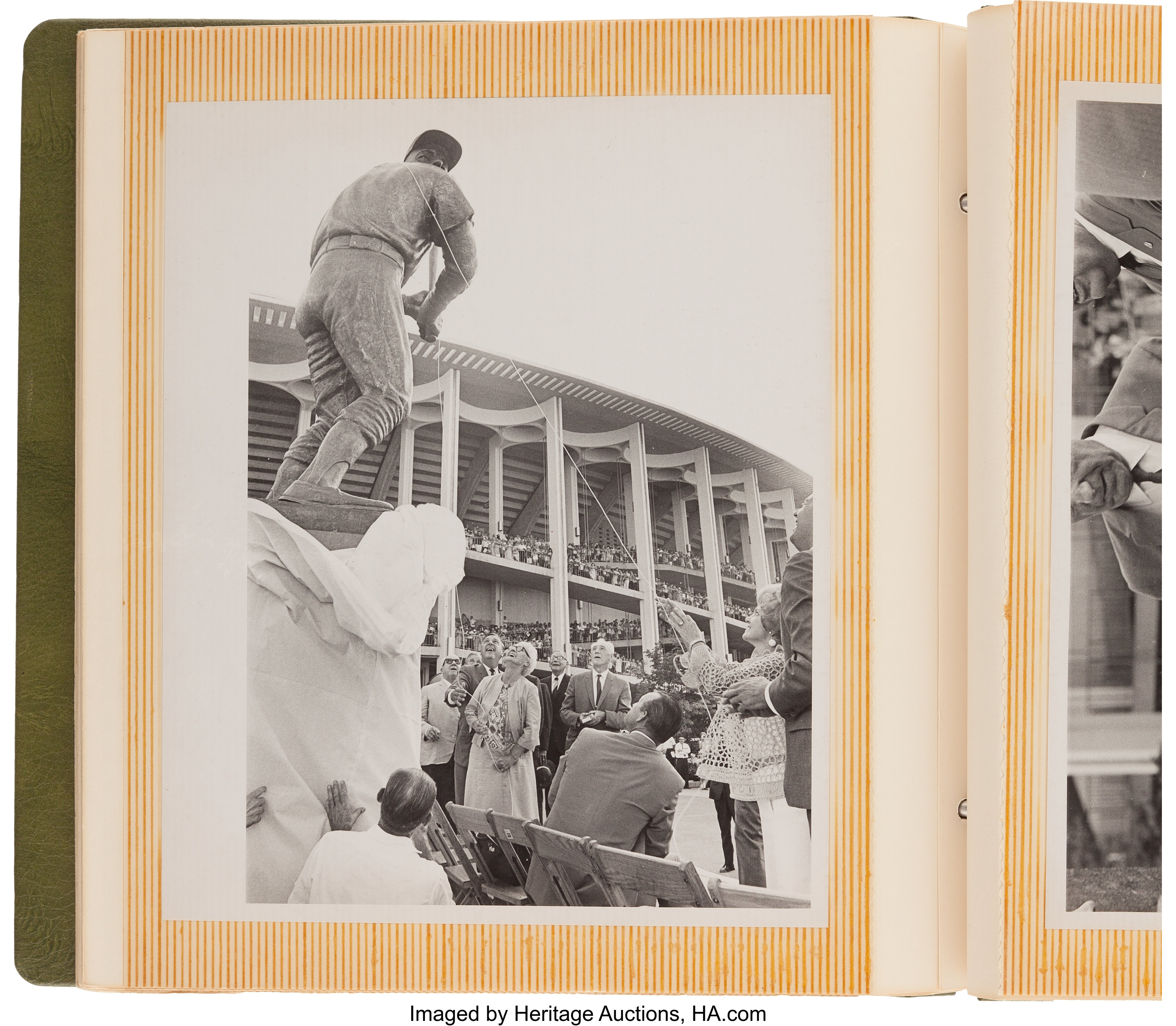 1968 Stan Musial Statue Unveiling at Busch Stadium Photograph