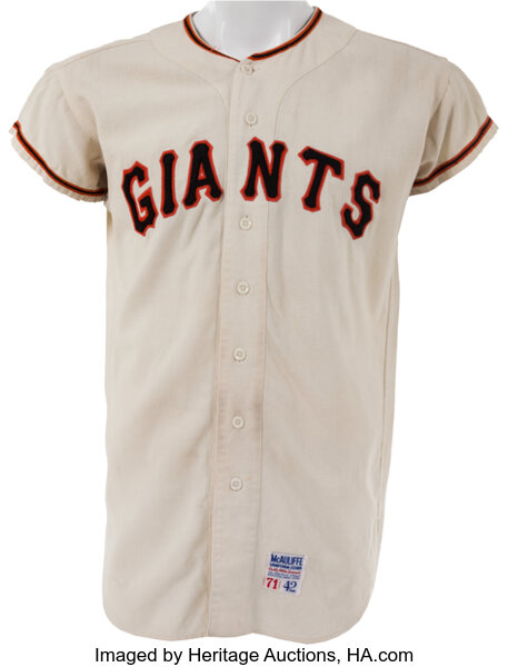 1971 Juan Marichal Game Worn San Francisco Giants Jersey, MEARS, Lot  #82133