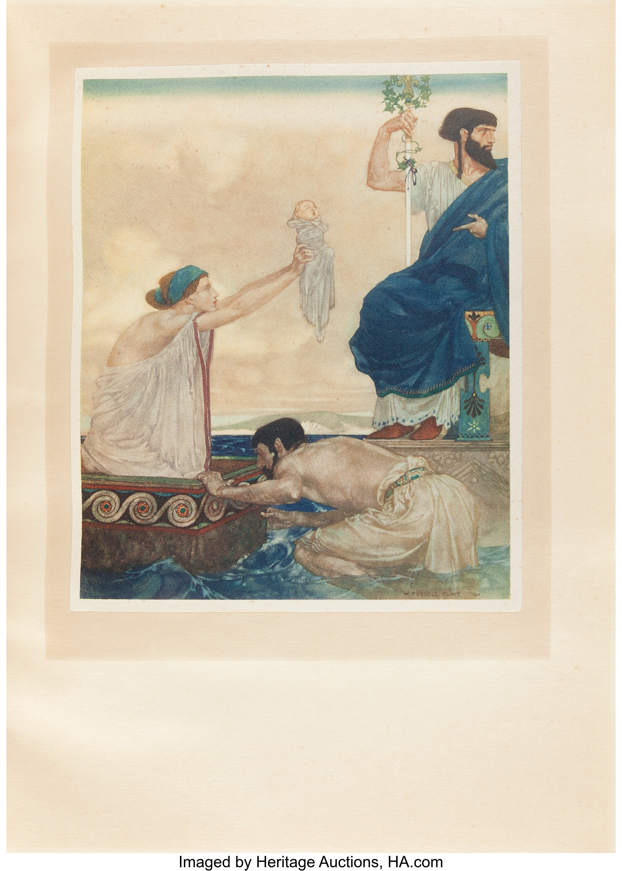 William Russell Flint, illustrator]. Charles Kingsley. The Heroes