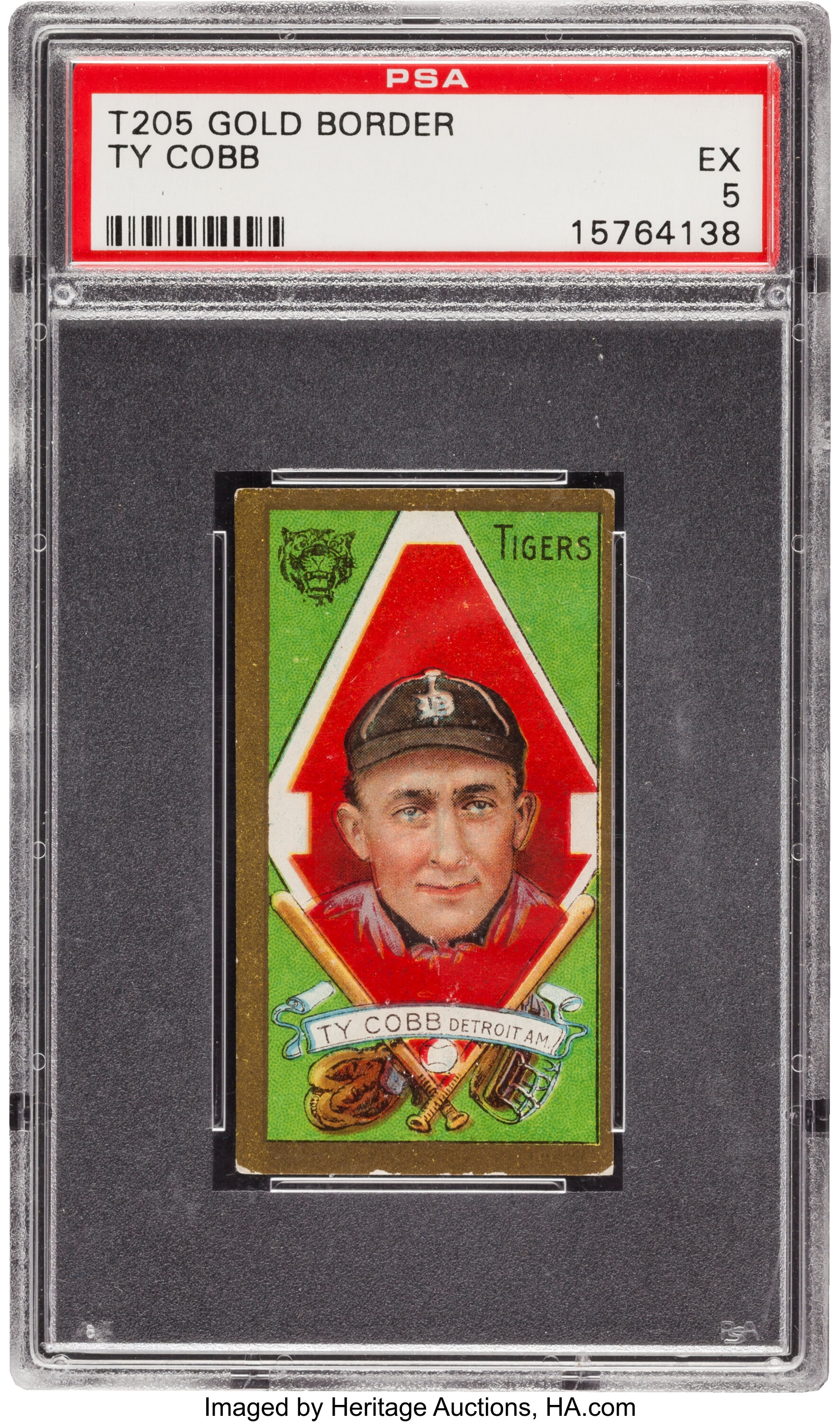 1911 Gold Border (T205) Ty Cobb