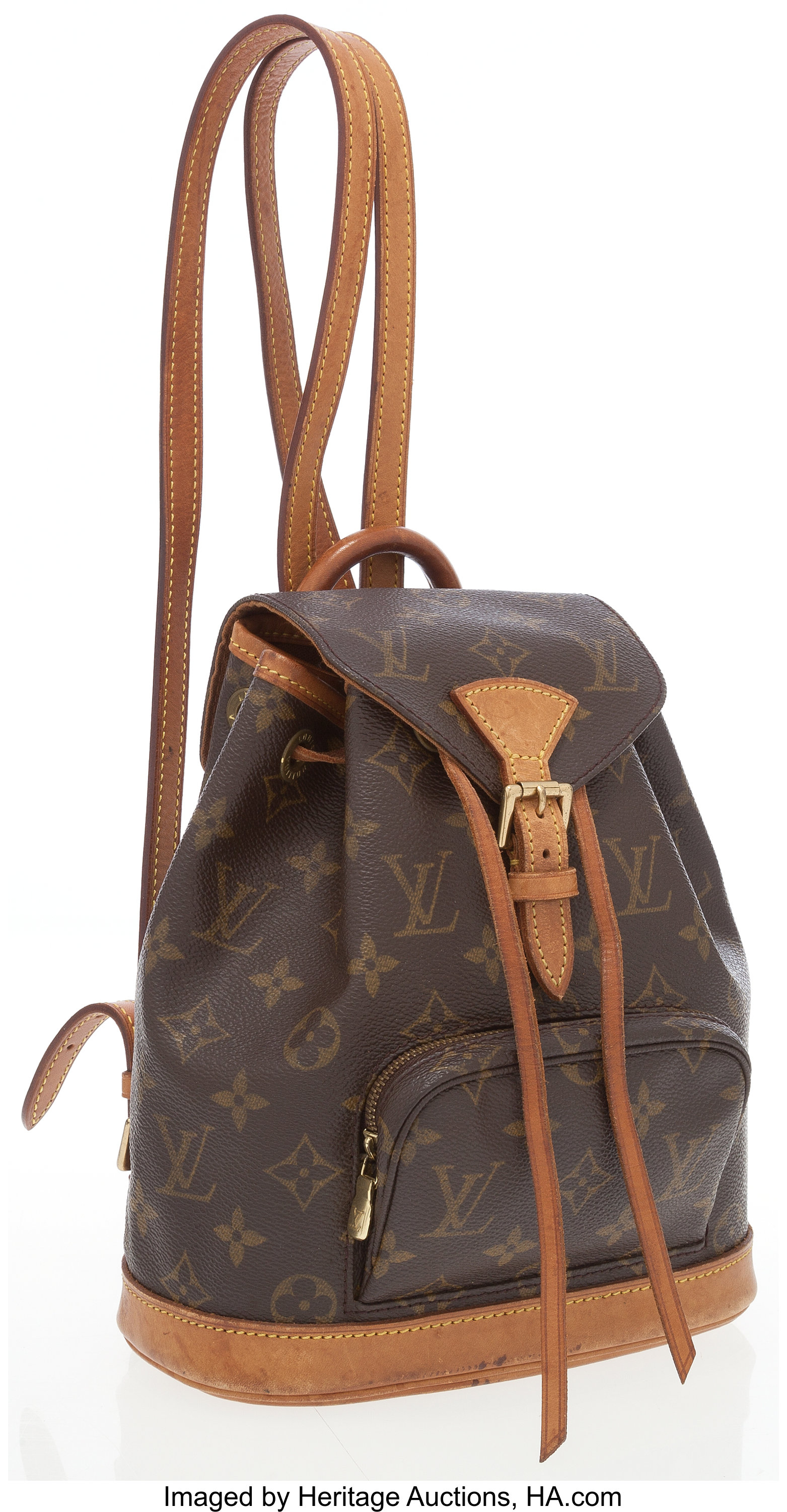 Louis Vuitton Classic Monogram Canvas Mini Montsouris Backpack Bag., Lot  #75013