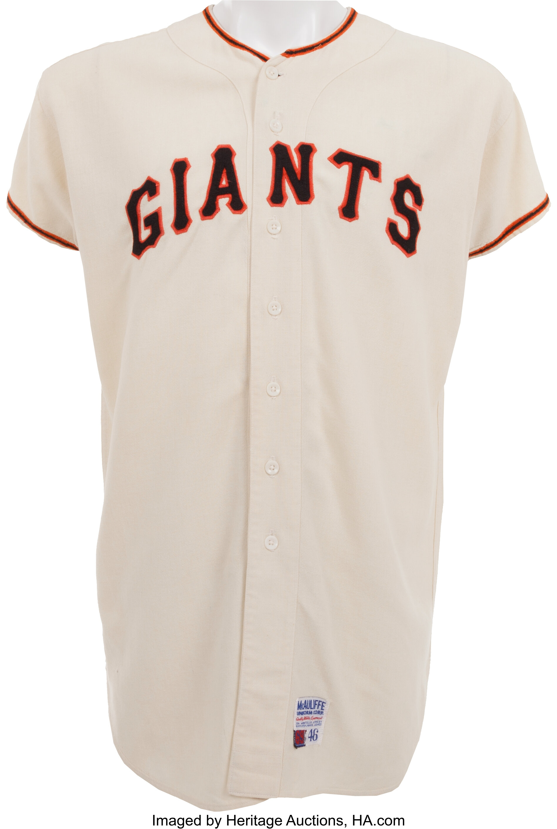 1969 Gaylord Perry Game Worn San Francisco Giants Uniform, MEARS