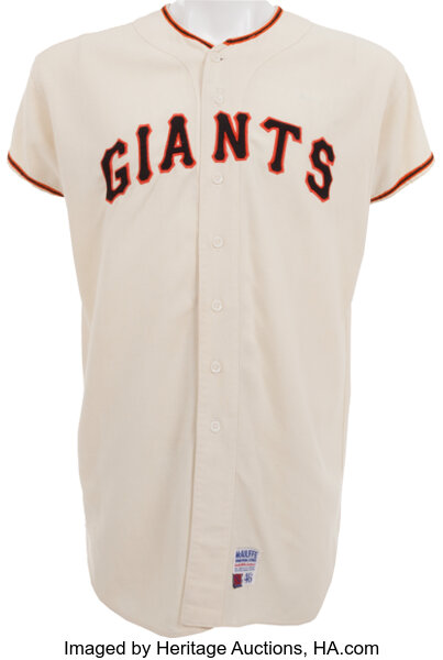 1969 Gaylord Perry Game Worn San Francisco Giants Uniform, MEARS, Lot  #82128