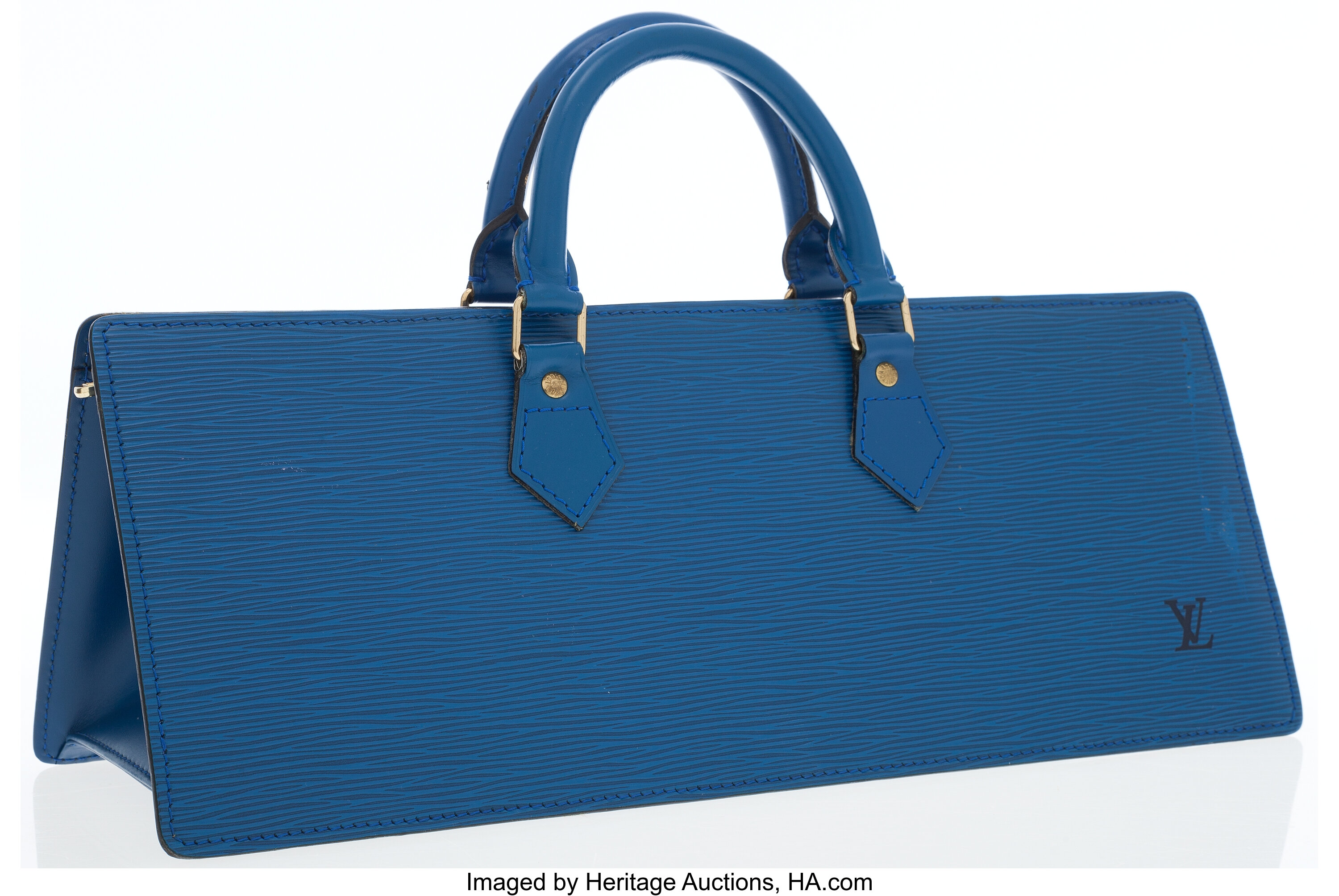 Sold at Auction: Louis Vuitton Blue Epi Cluny Shoulder Bag, with a