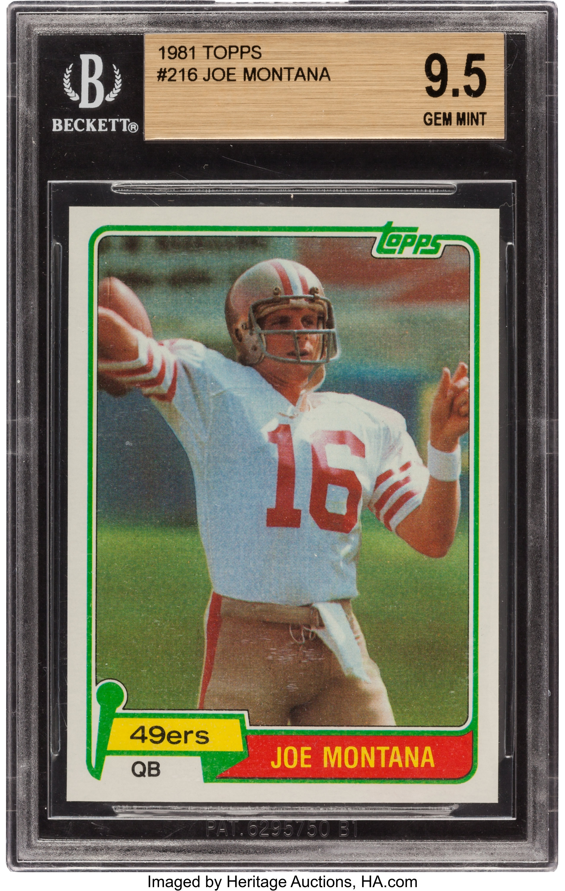 Beckett Publications Joe Montana Football Trading Cards