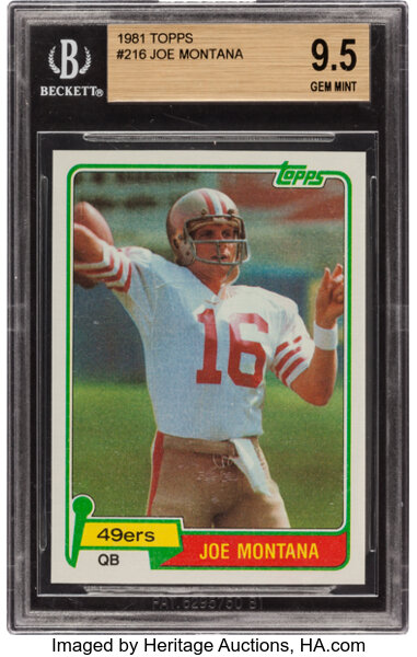 More to 1981 Topps Football Set than Joe Montana Rookie Card