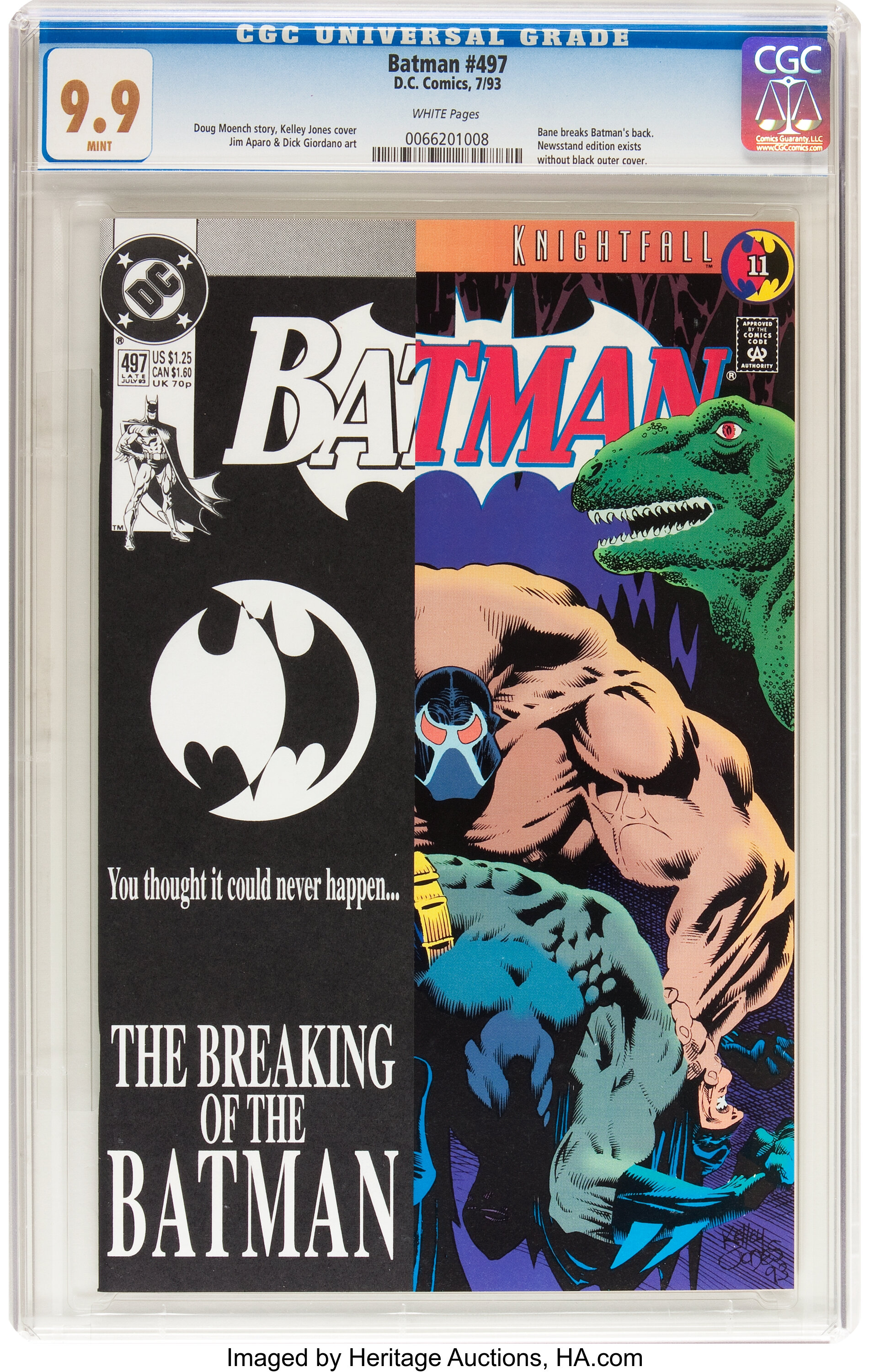 How Much Is Batman #497 Worth? Browse Comic Prices | Heritage Auctions