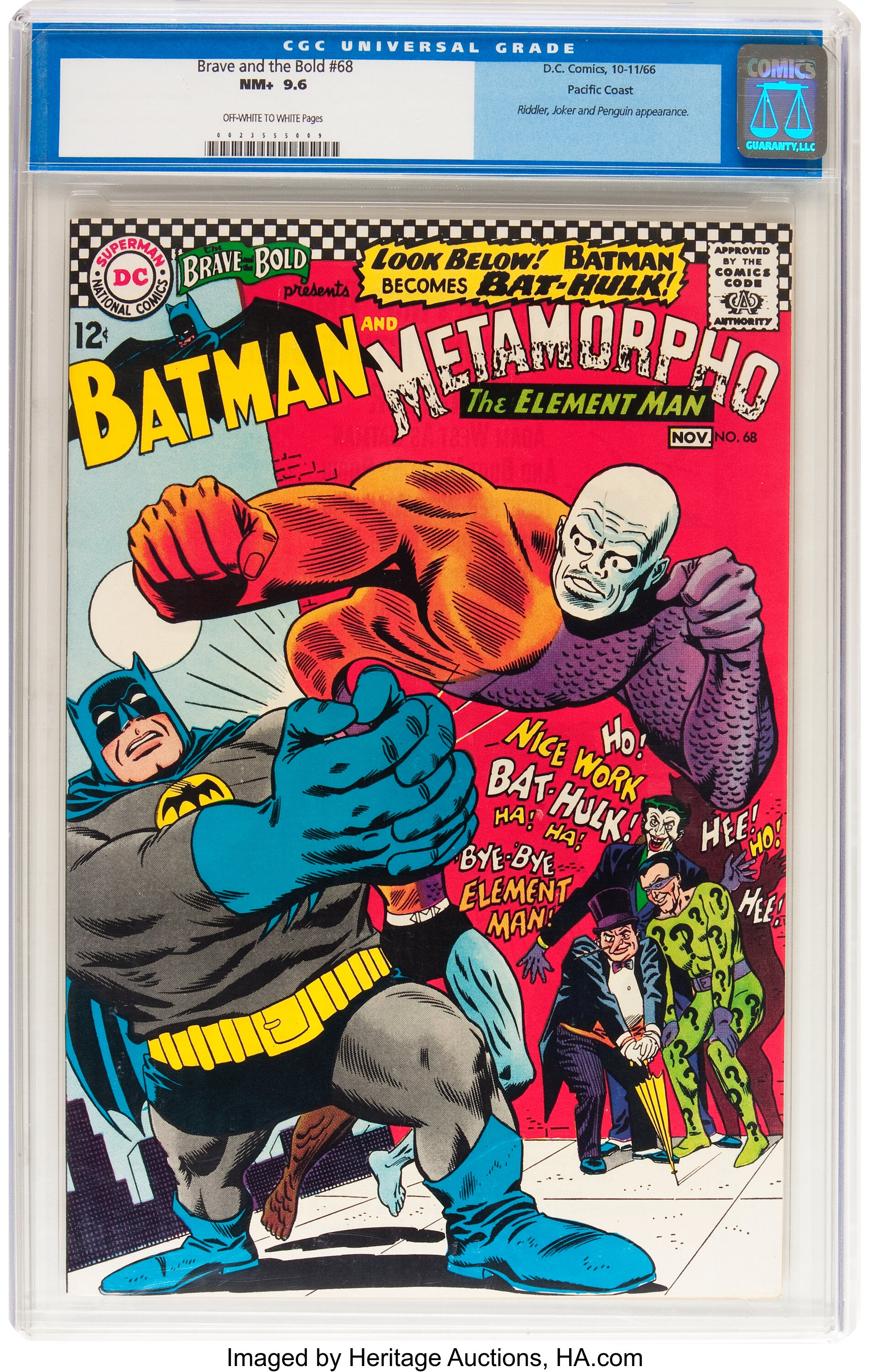 The Brave and the Bold #68 Batman and Metamorpho - Pacific Coast | Lot  #93093 | Heritage Auctions