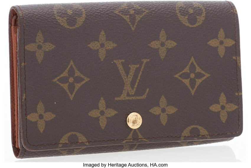 Sold at Auction: Louis Vuitton - a vintage Monogram document holder.