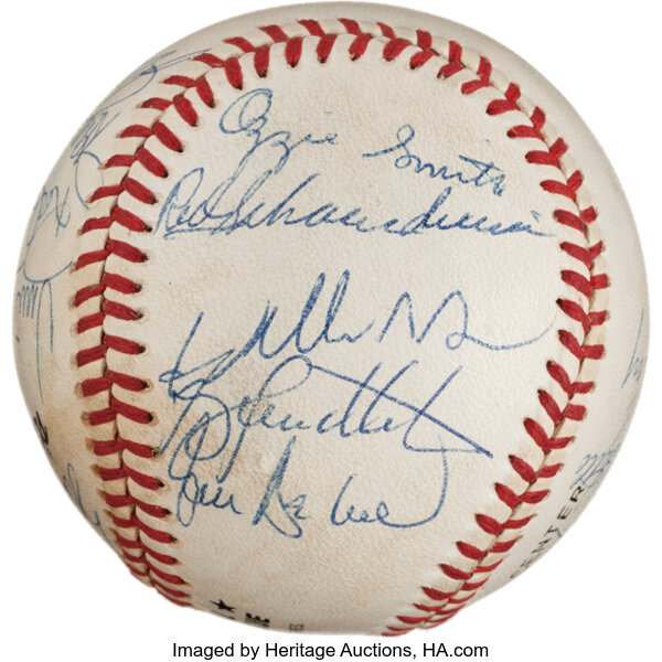 St. Louis Cardinals Autographed Baseball Memorabilia