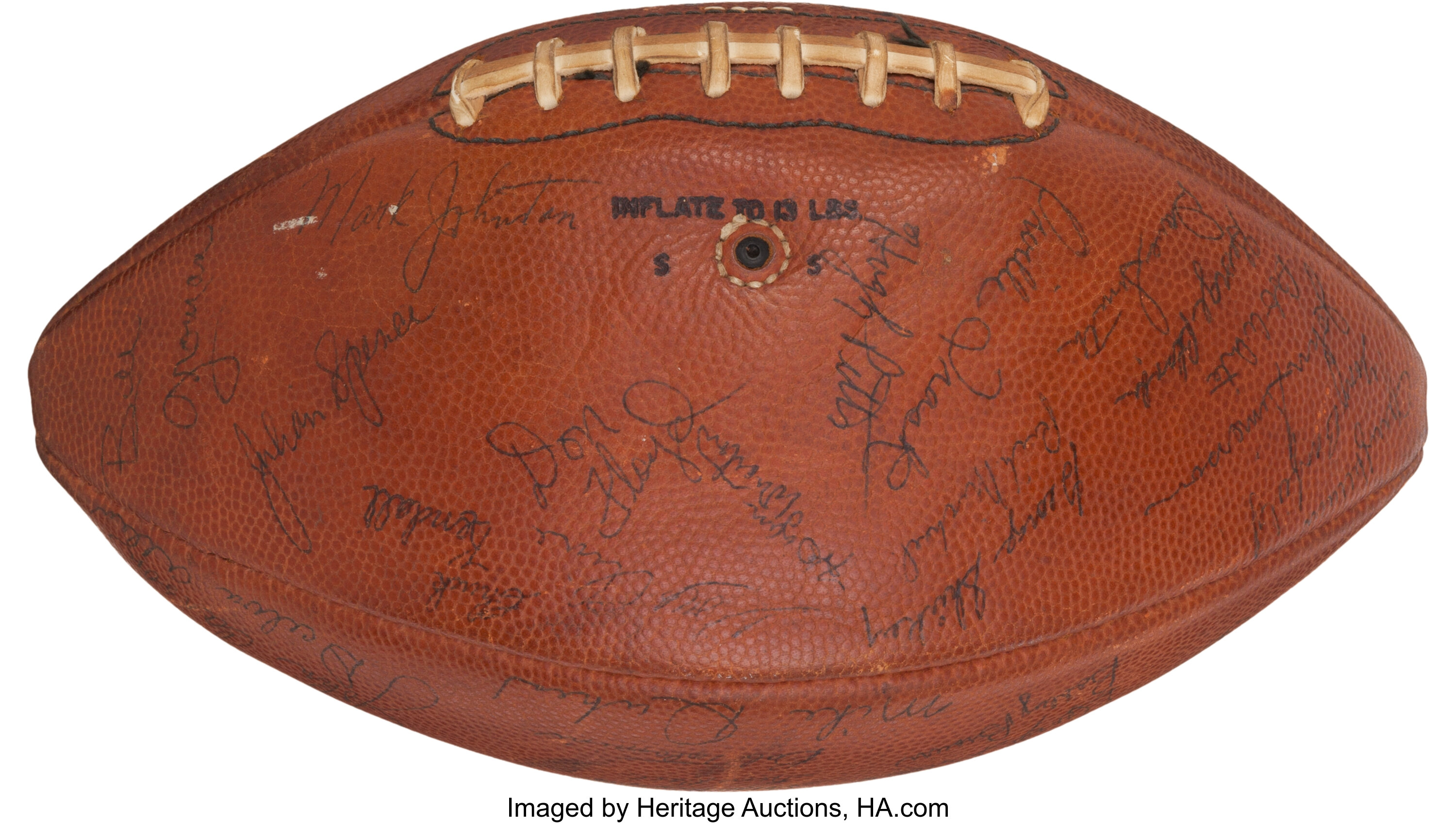 1960 AFL Champions Houston Oilers Team.