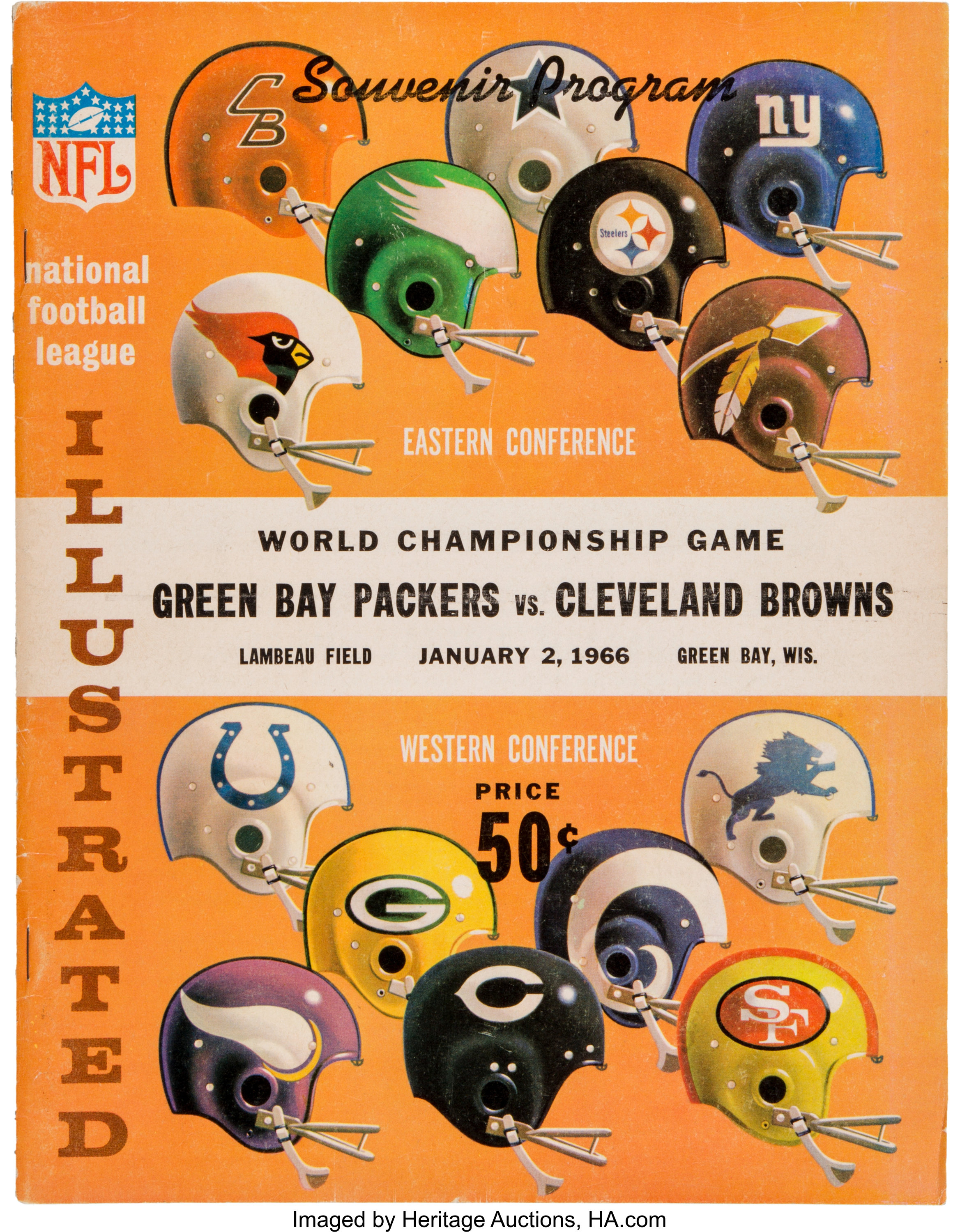 1965 Browns at Packers NFL Championship 