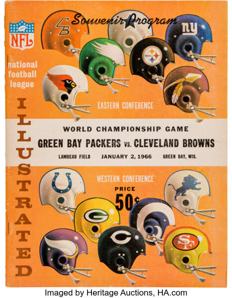 1965 Browns at Packers NFL Championship 