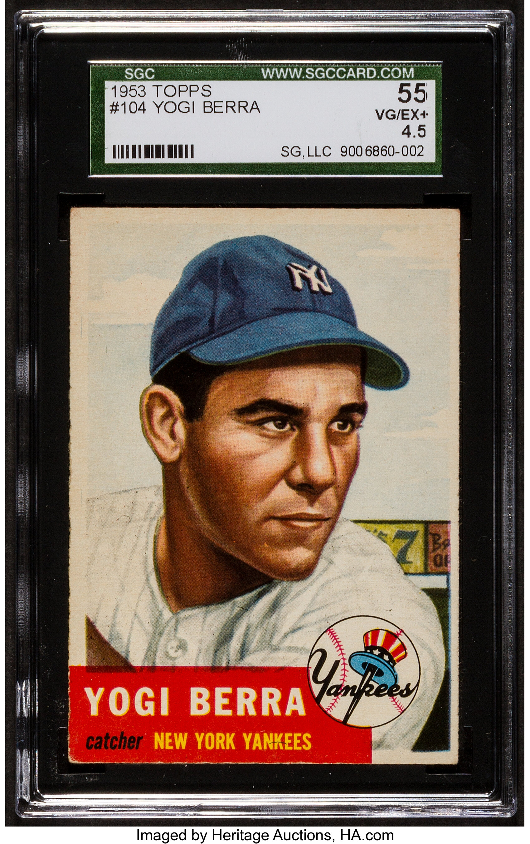 1953 Topps #104 Yogi Berra Baseball Card