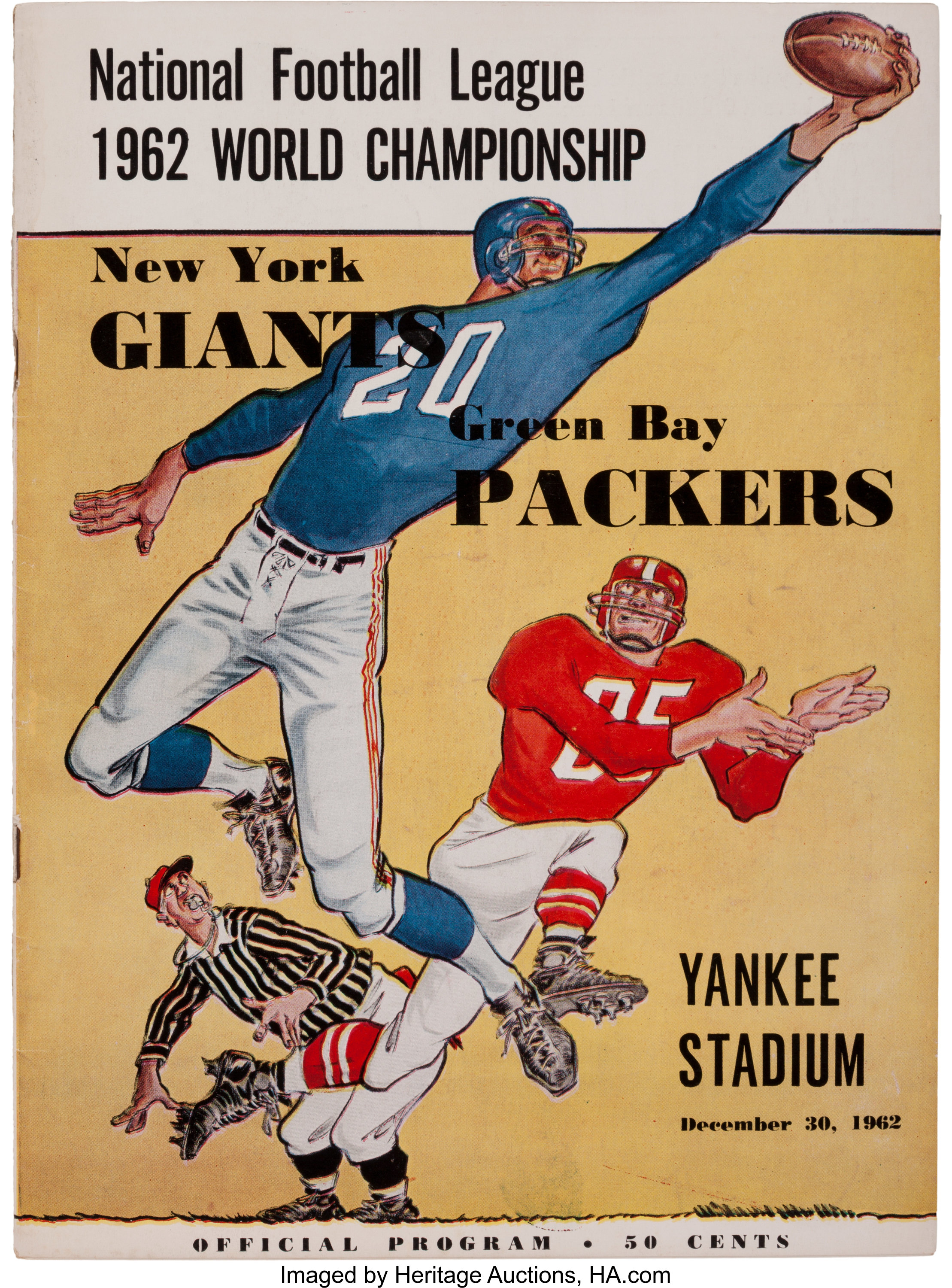 : 1962 NFL Title Game Green Bay Packers vs New York