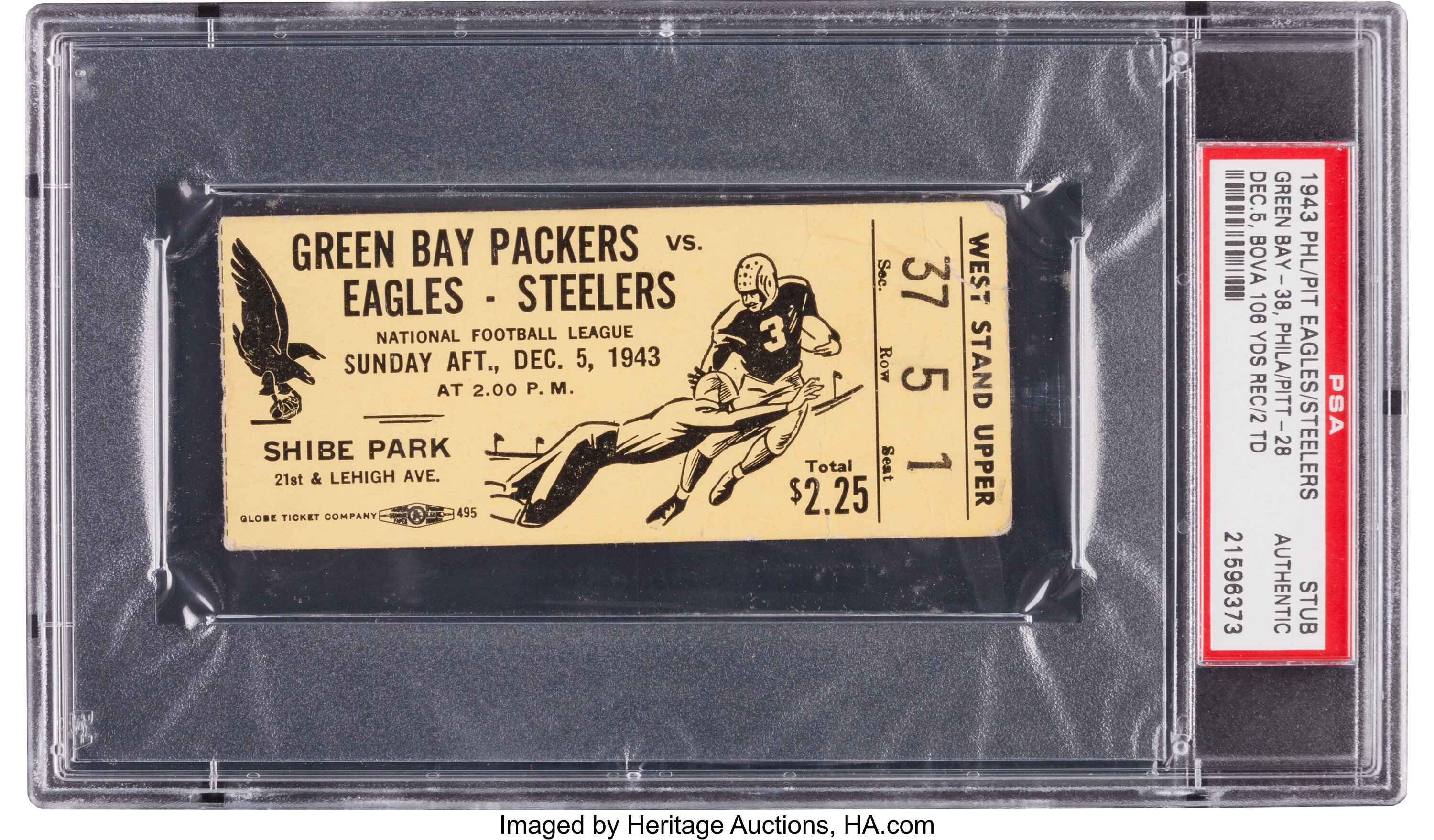 Pittsburgh Steelers Vintage Football Ticket Stubs for sale