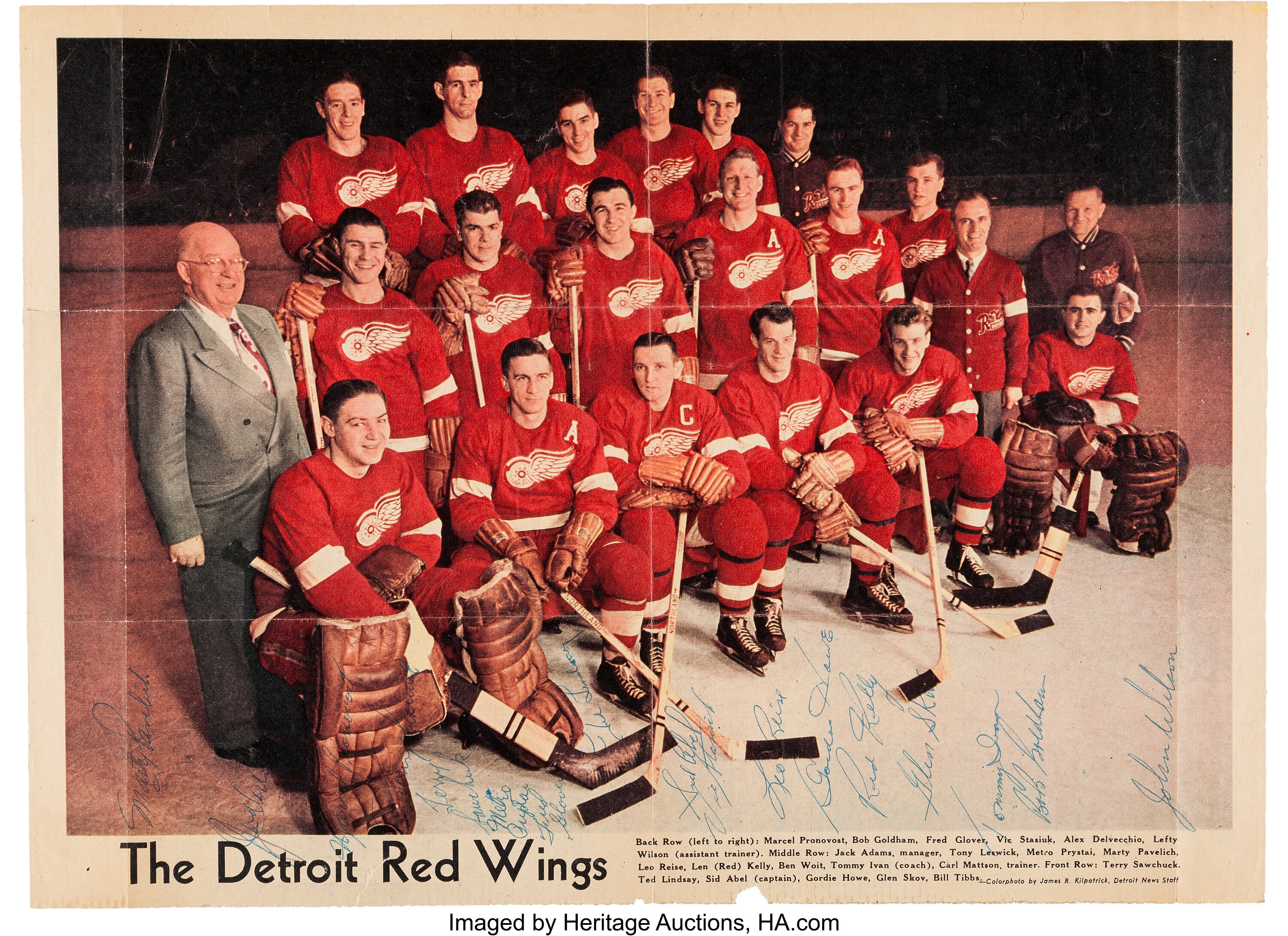 Terry Sawchuk 8x10 1969-70 RARE NHL Hockey NY Rangers Press Photo