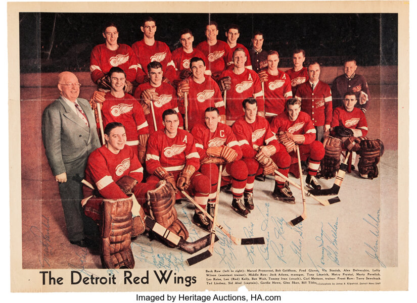 Terry Sawchuk Legends of Hockey Card #73 - Detroit City Sports