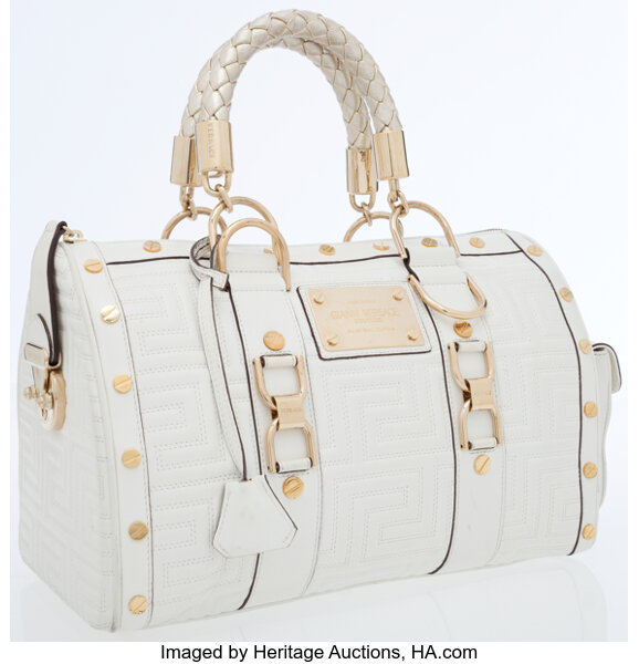 Sold at Auction: A TWO WAY BOSTON BAG BY PRADA