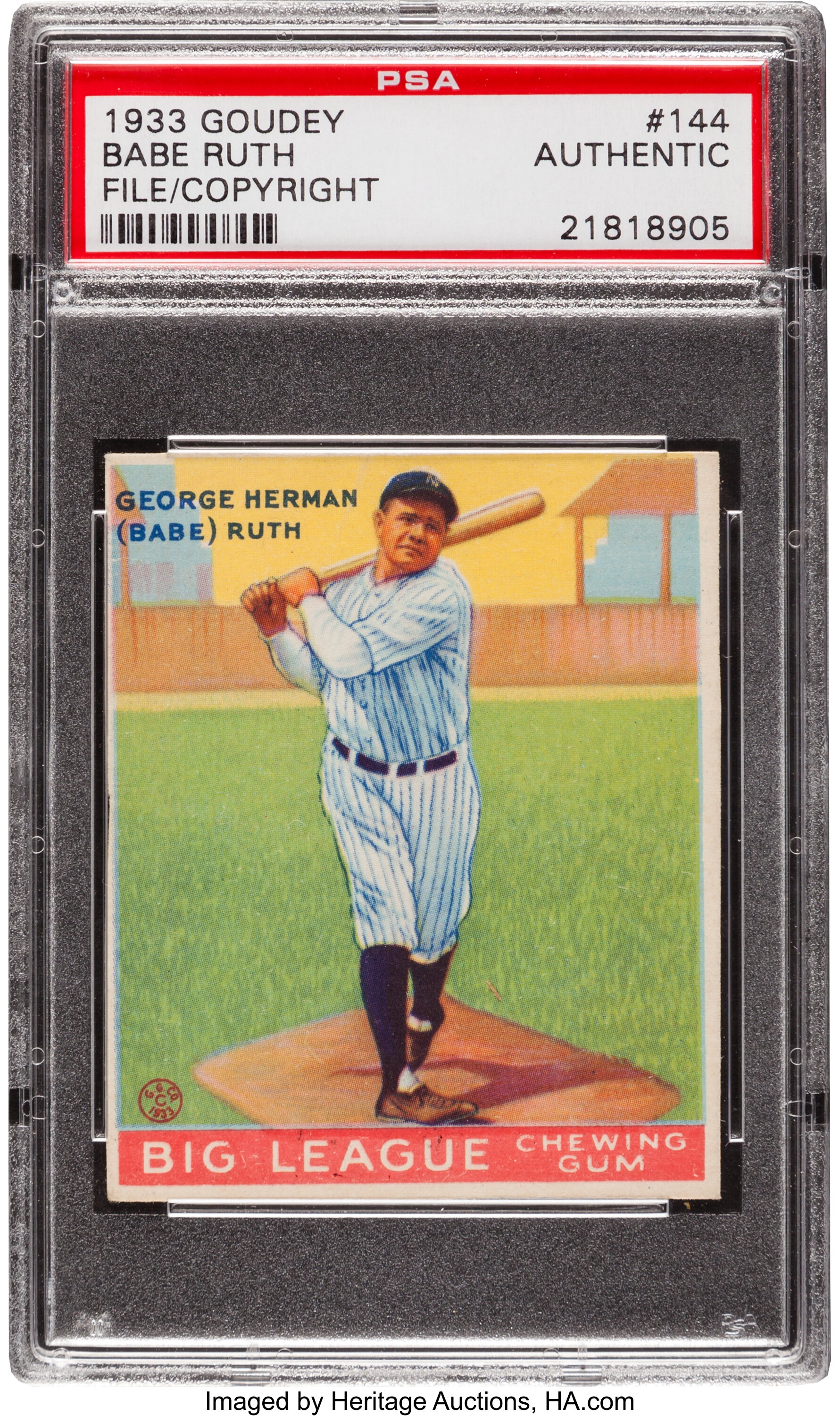 babe ruth baseball card swindle