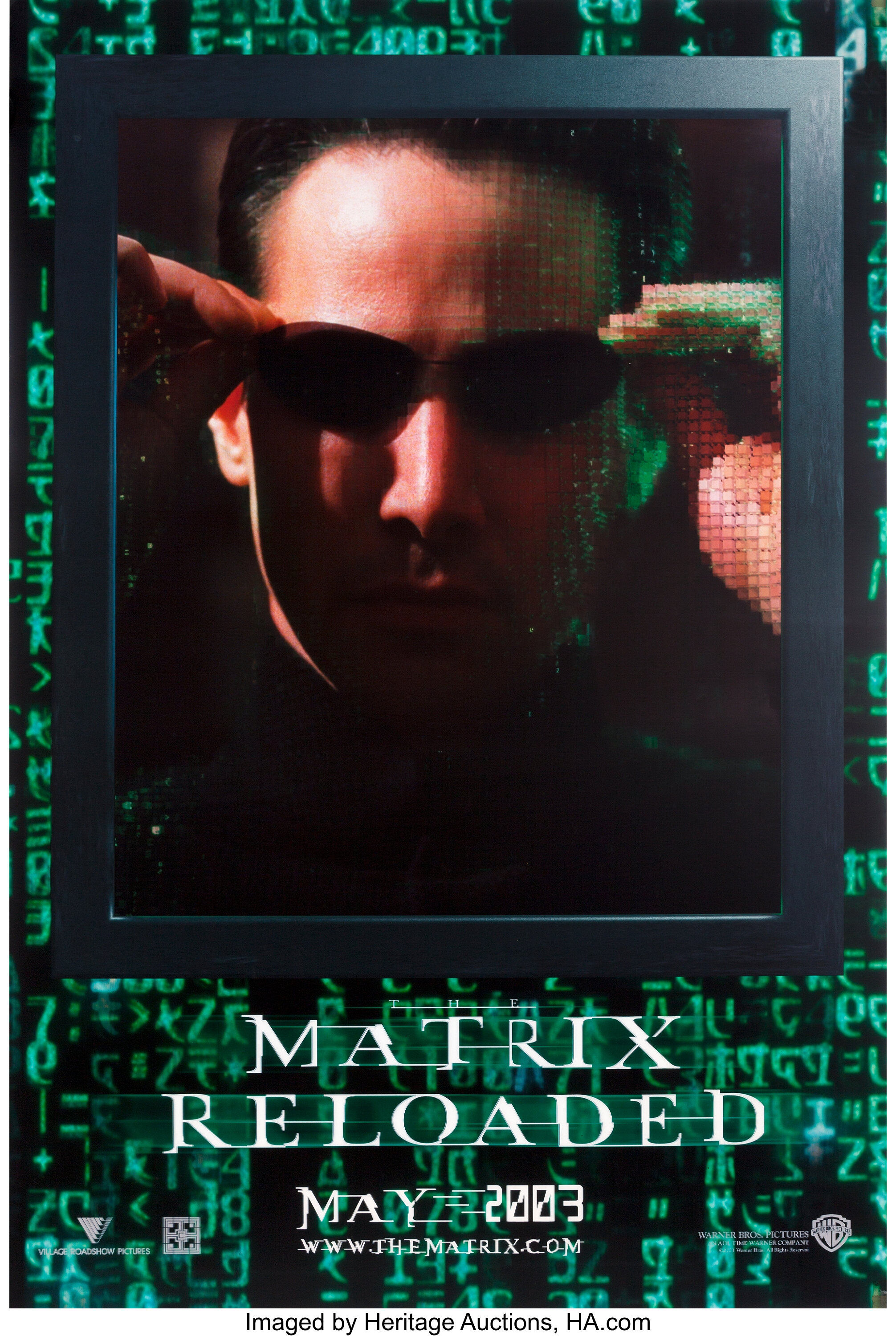 matrix reloaded poster