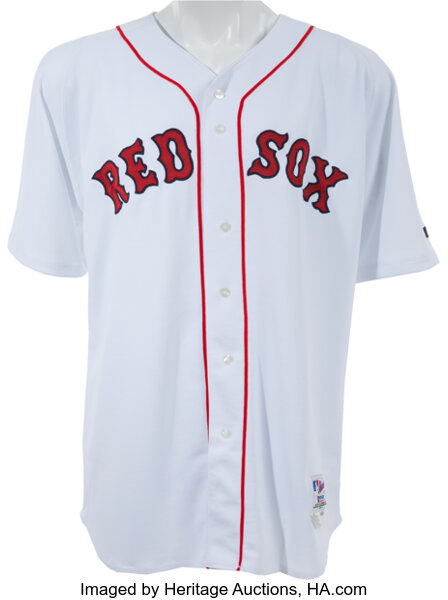 2004 David Ortiz Game Worn Boston Red Sox Alternate Jersey with, Lot  #80475