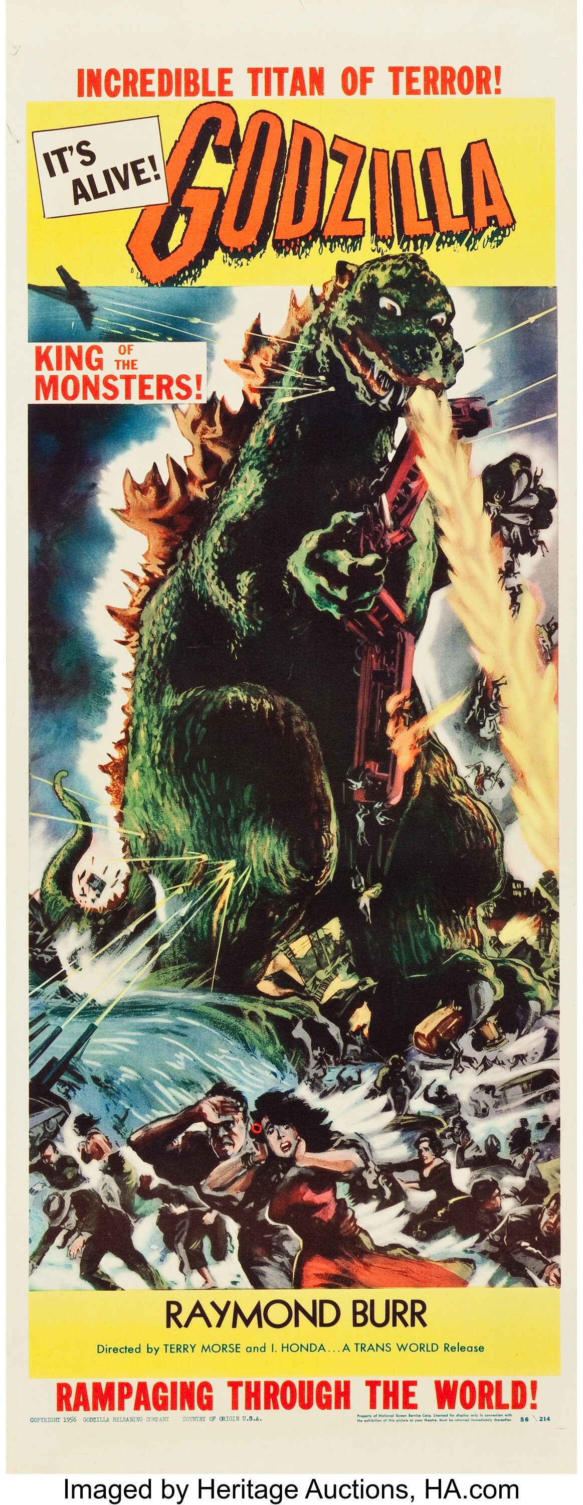 Godzilla (Trans World, 1956). Insert (14