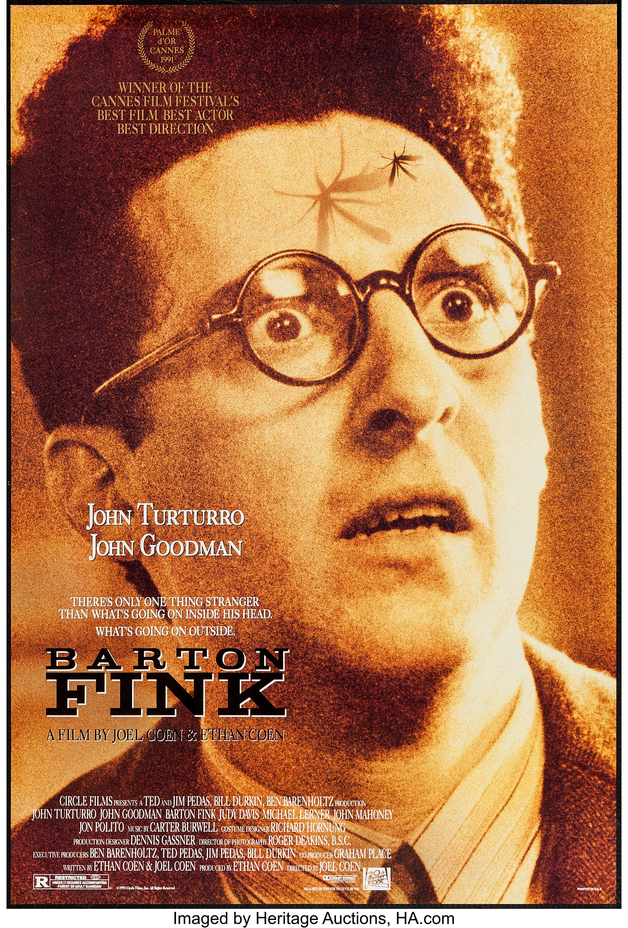 Finkg Xxx Video - Barton Fink (20th Century Fox, 1991). One Sheet (27\